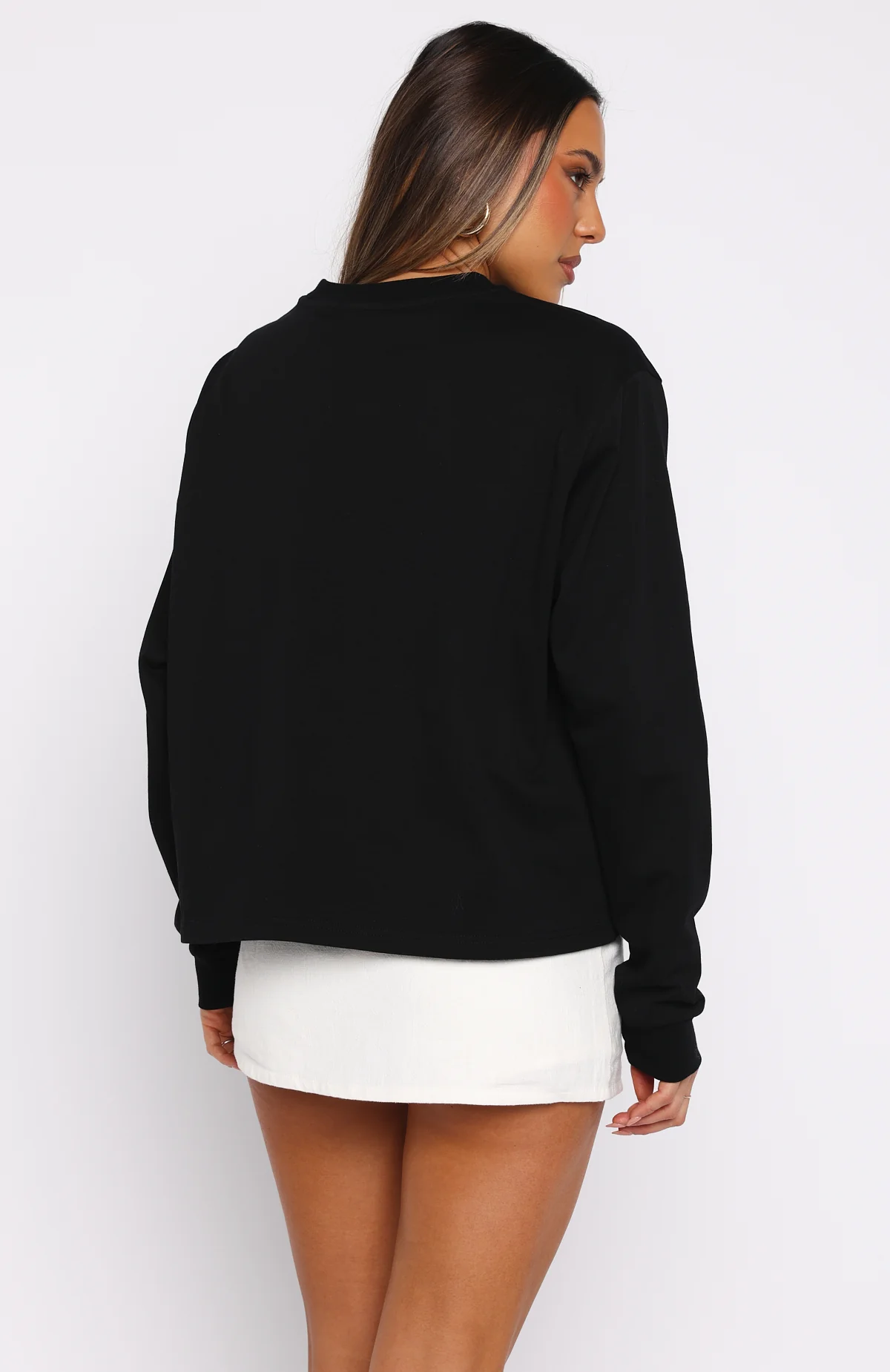 Staying Ahead Long Sleeve Tee Black