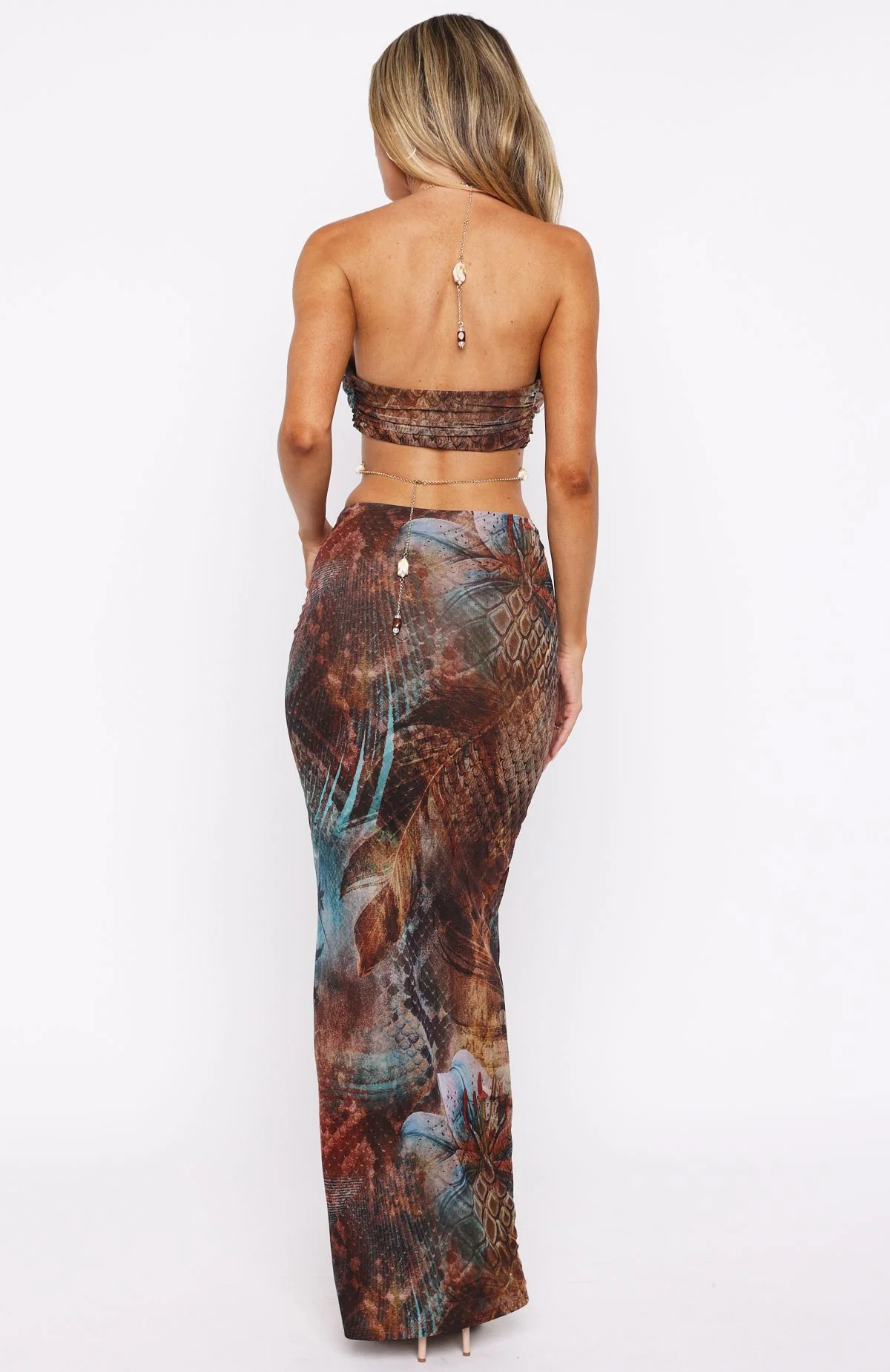 The Empress Maxi Dress Ophidian Feather