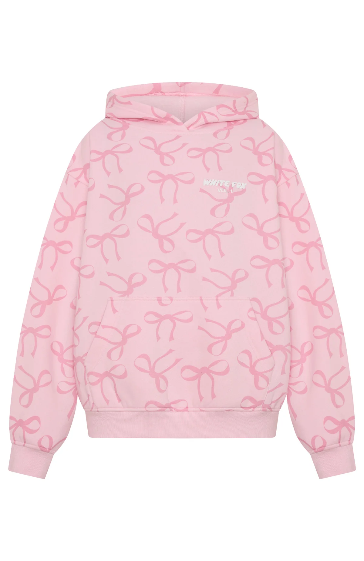 Vol. 1 Oversized Printed Hoodie Posy Bow