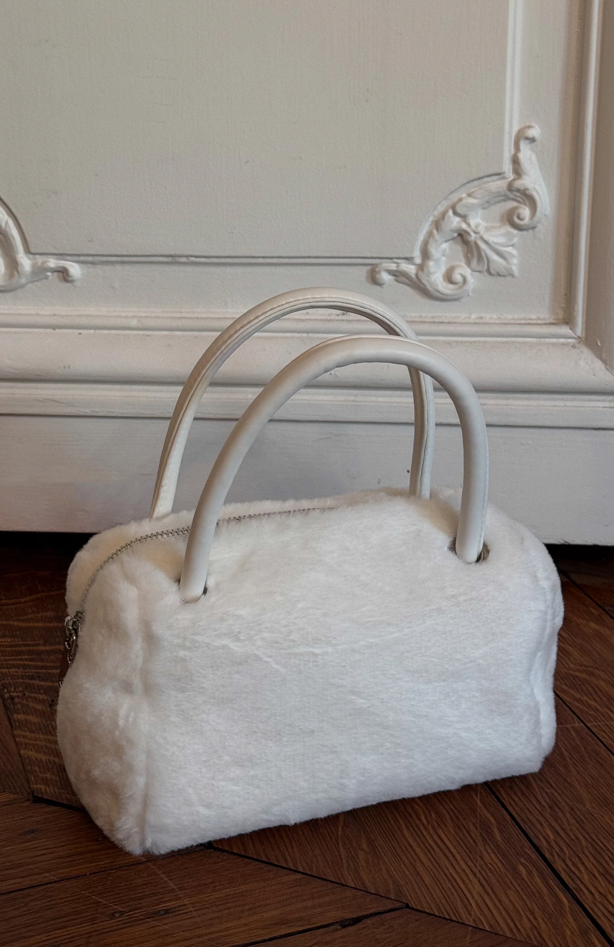 Reese Top Handle Bag White