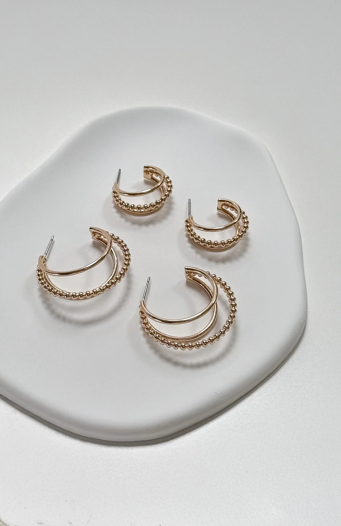 Bridget Earring Set Gold