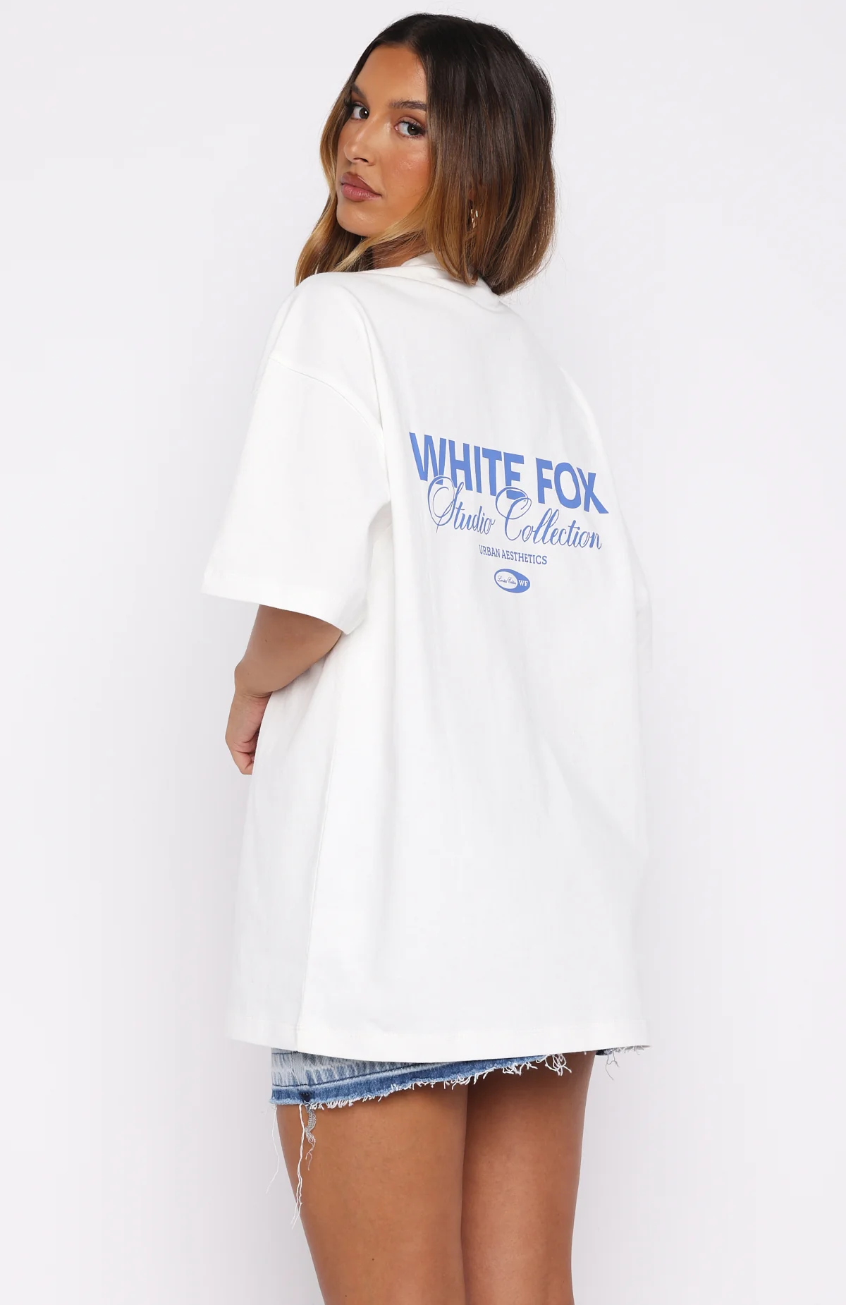 Having My Way Oversized Tee White