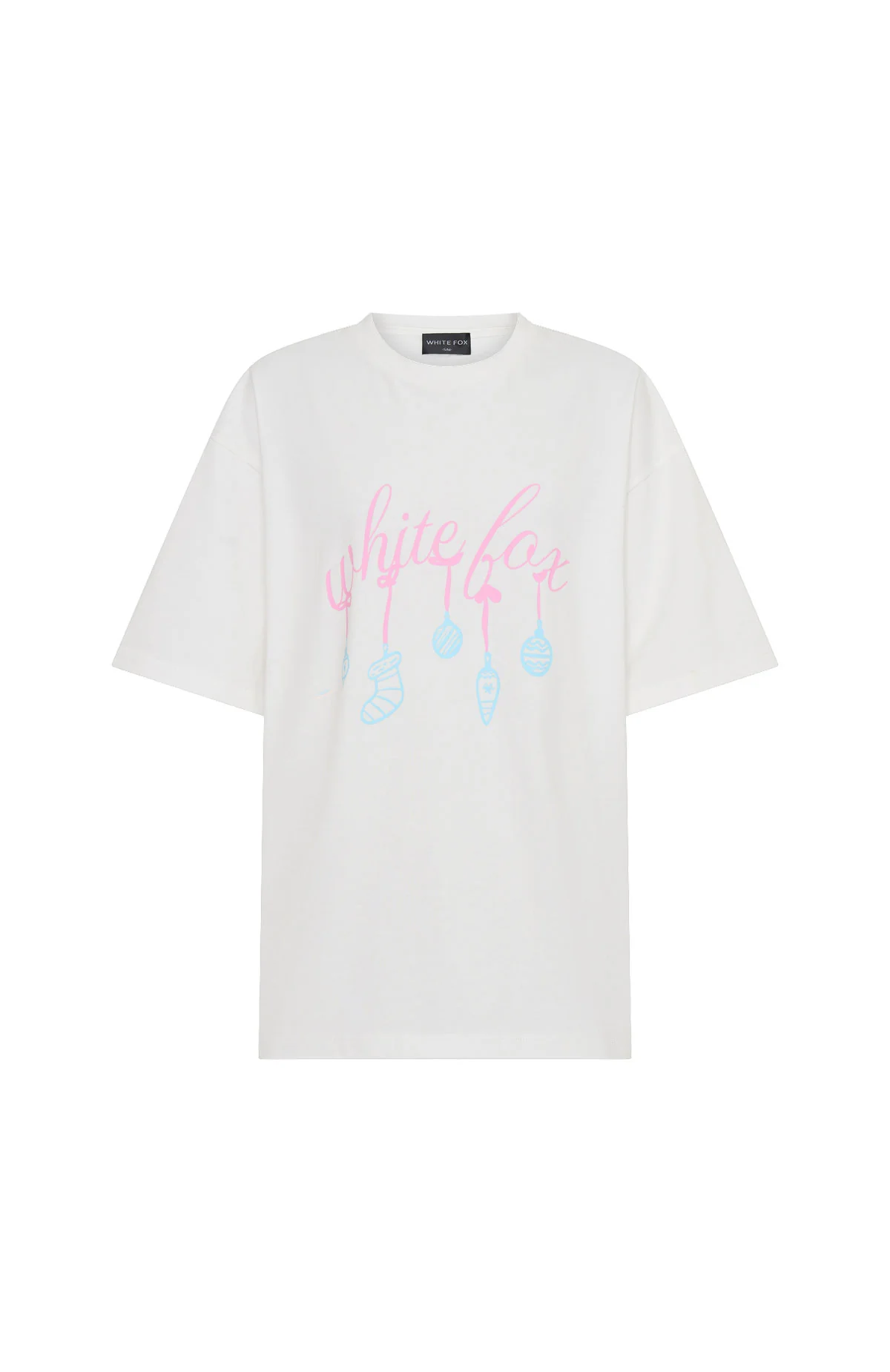 Silly Season Pyjama Oversized Tee White