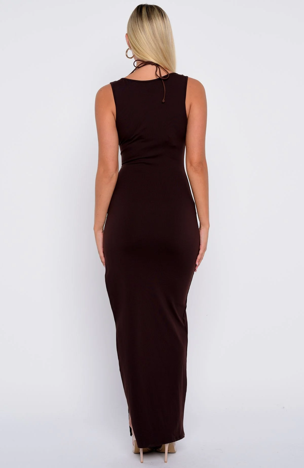 Don't Want To Be Apart Maxi Dress Dark Chocolate