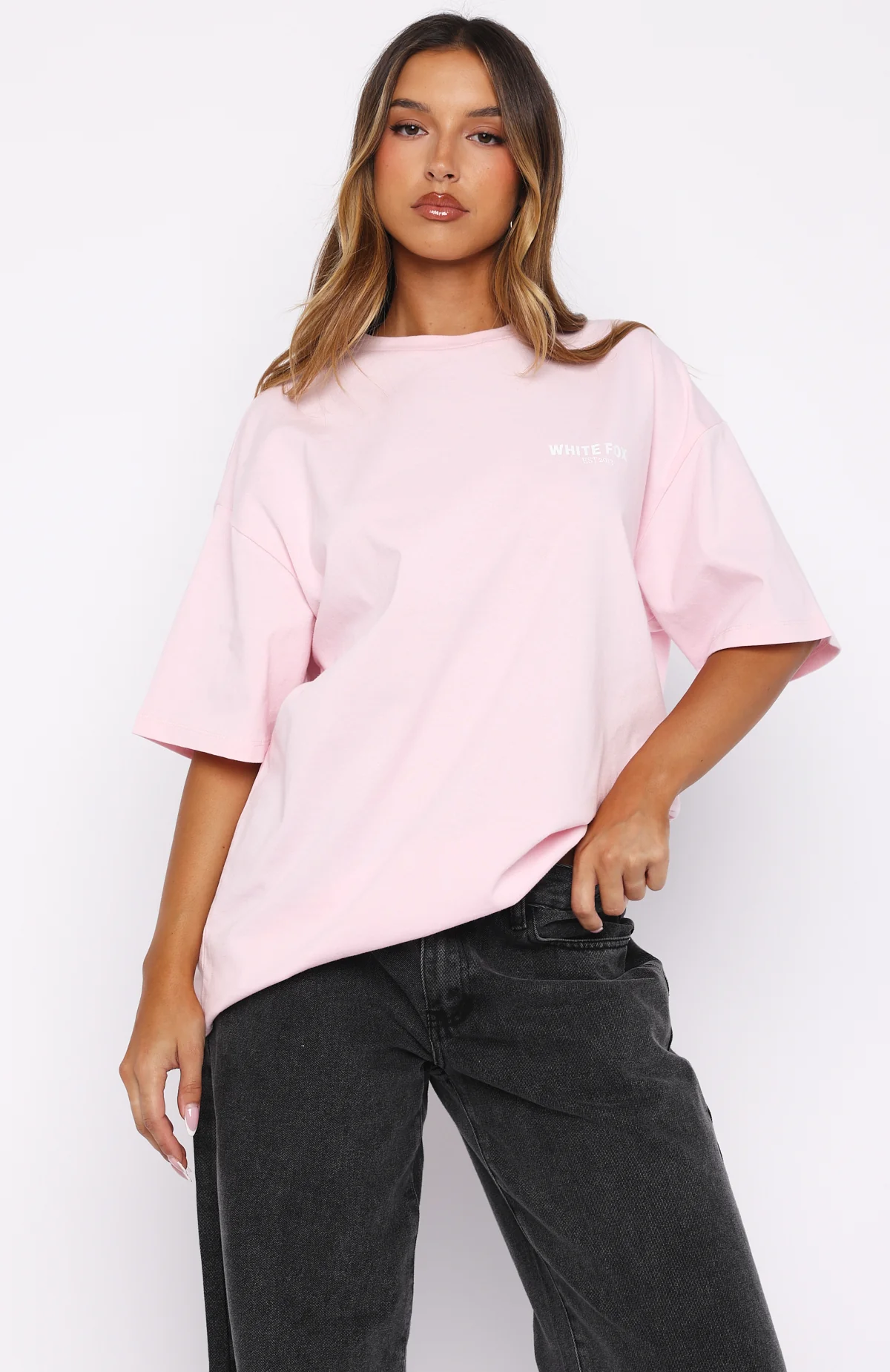 Non Negotiable Oversized Tee Pink