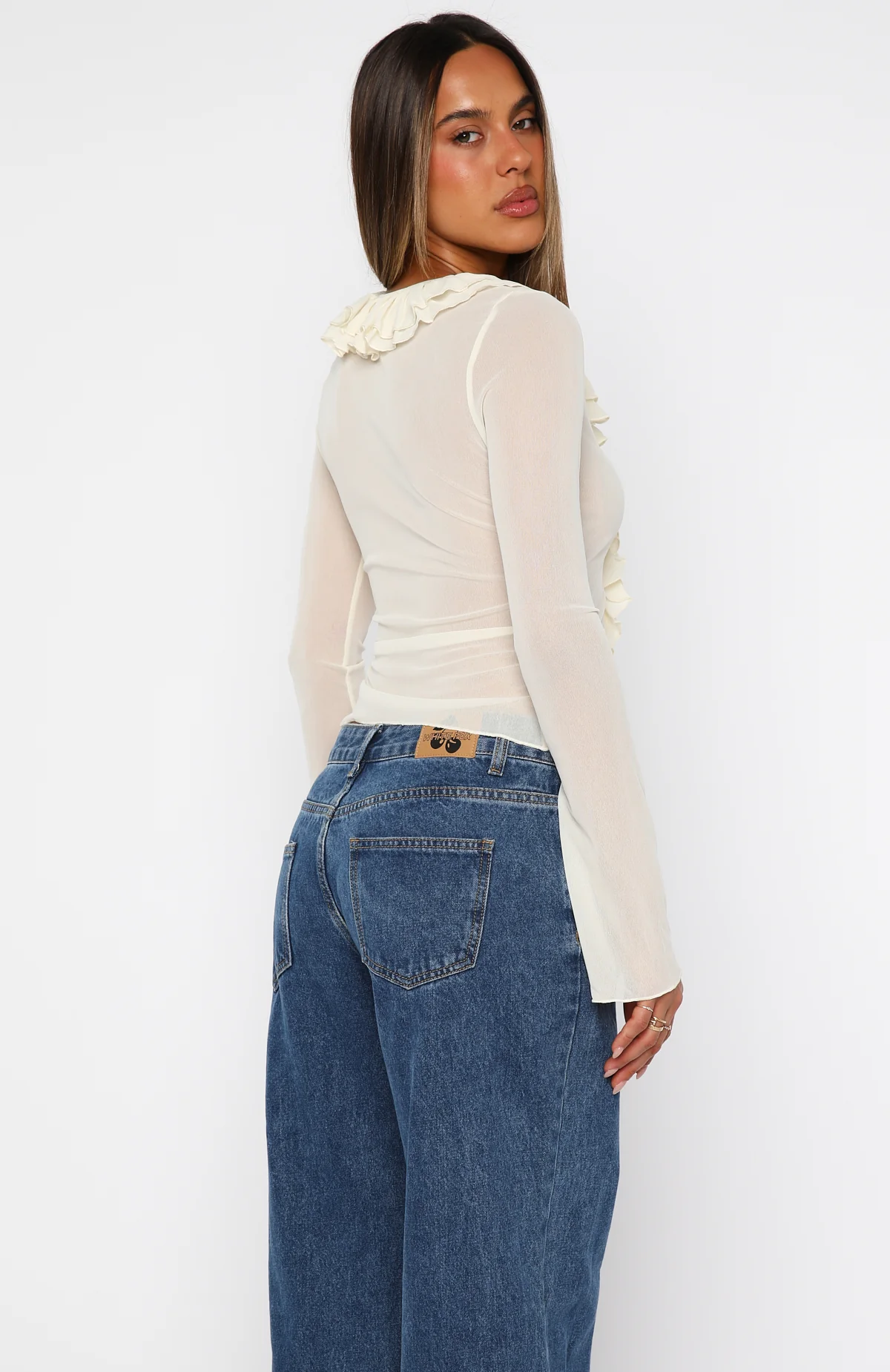 Just Me Long Sleeve Top Butter