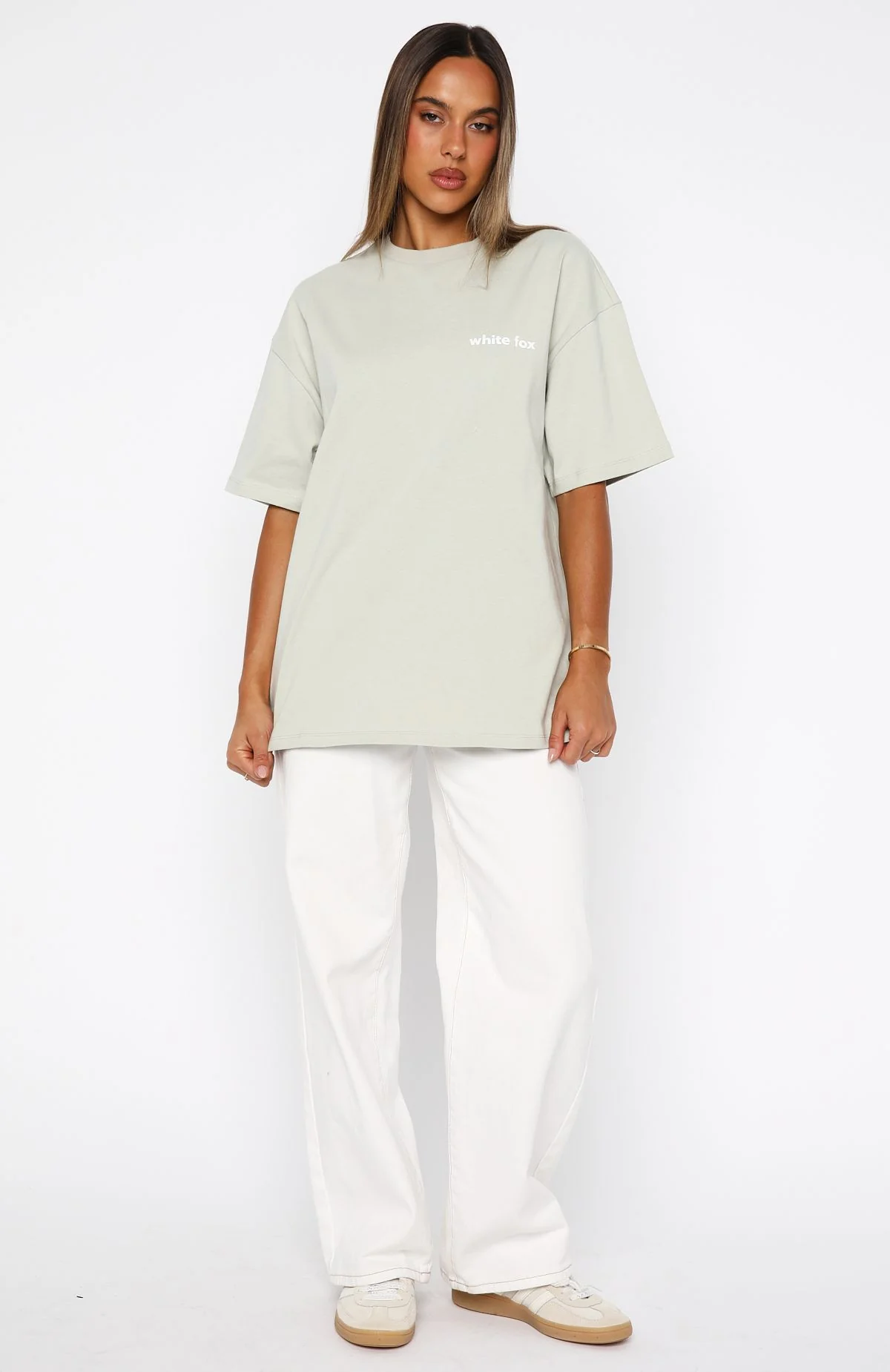 No Mercy Oversized Tee Sage