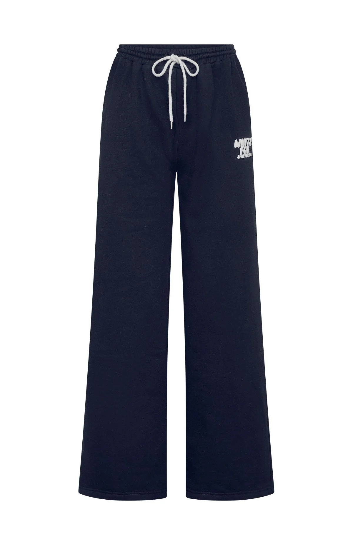 Club 14 Allie Wide Leg Sweatpants Navy