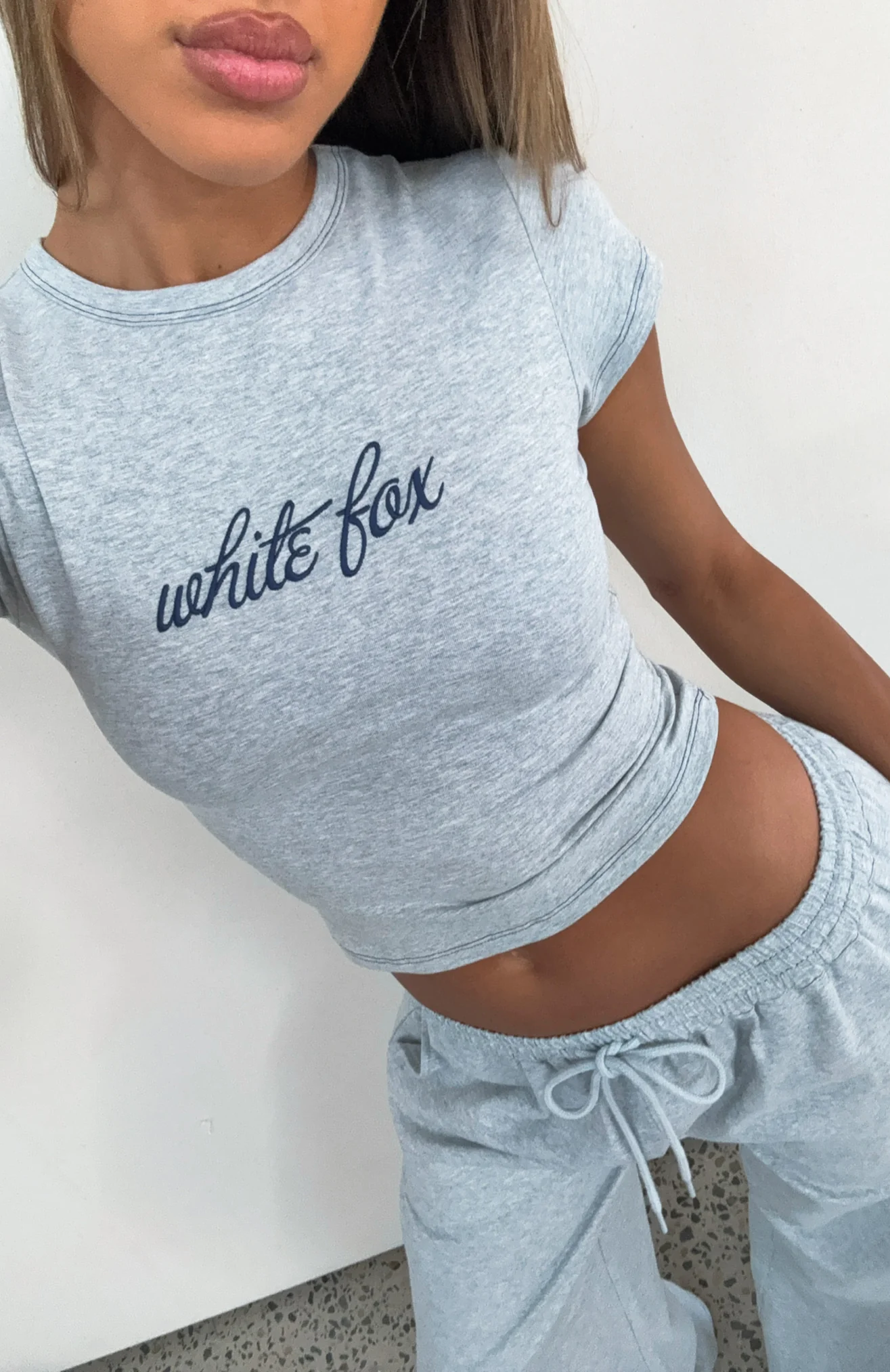 The Original Baby Tee Grey Marle