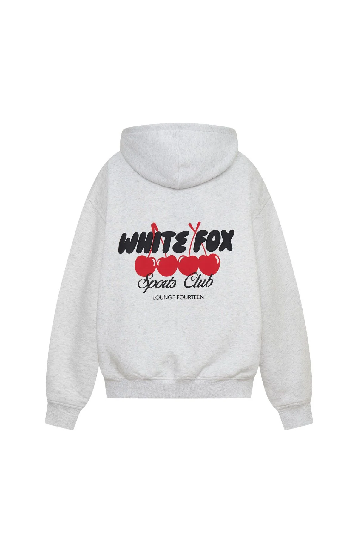 Club 14 Cassie Boxy Hoodie Grey Marle