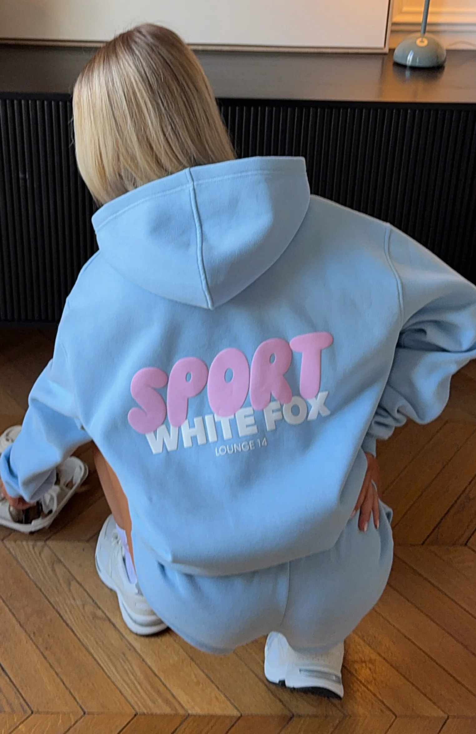 Club 14 Peyton Oversized Hoodie Blue