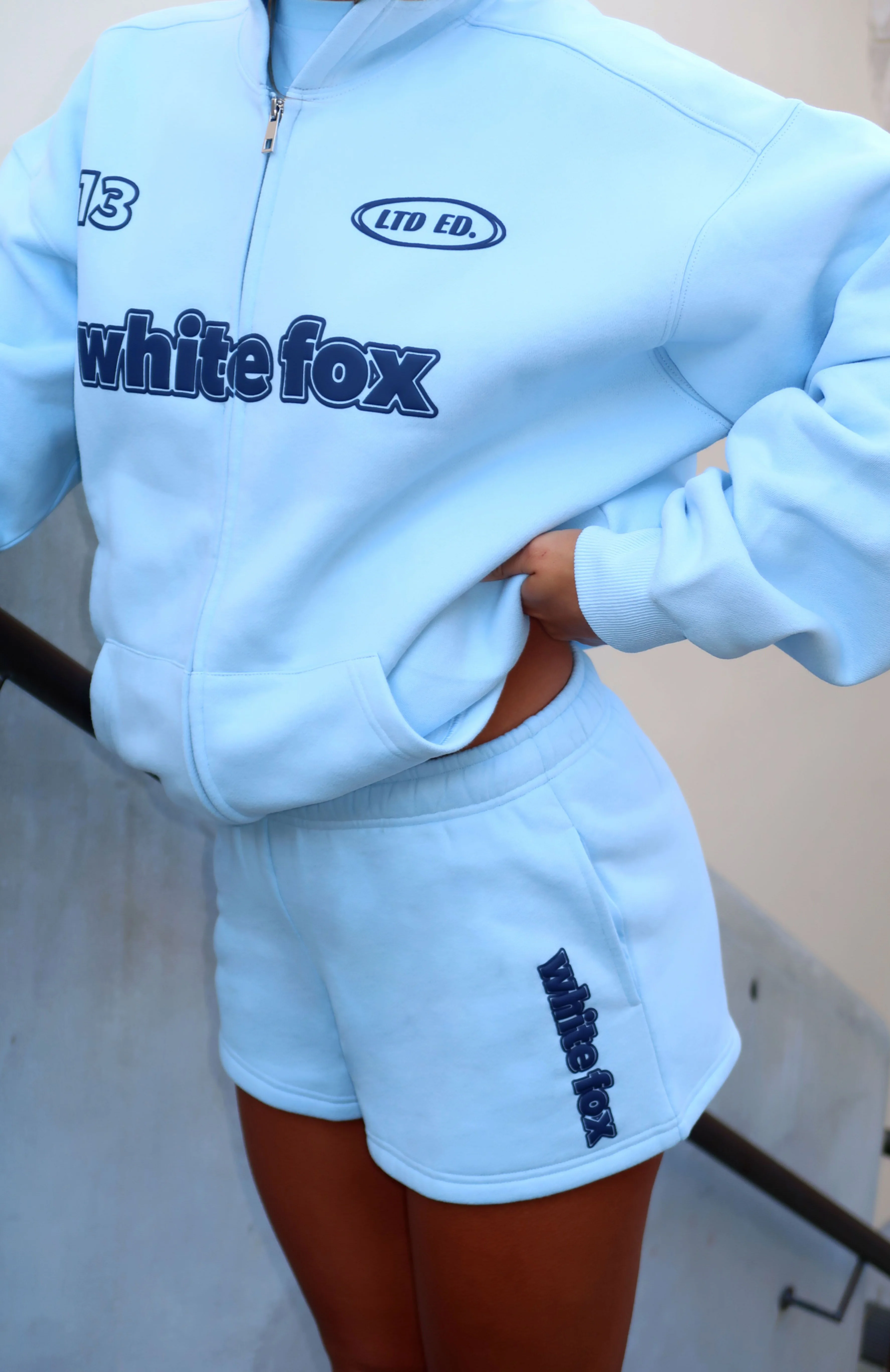 Ready To Go Lounge Shorts Baby Blue