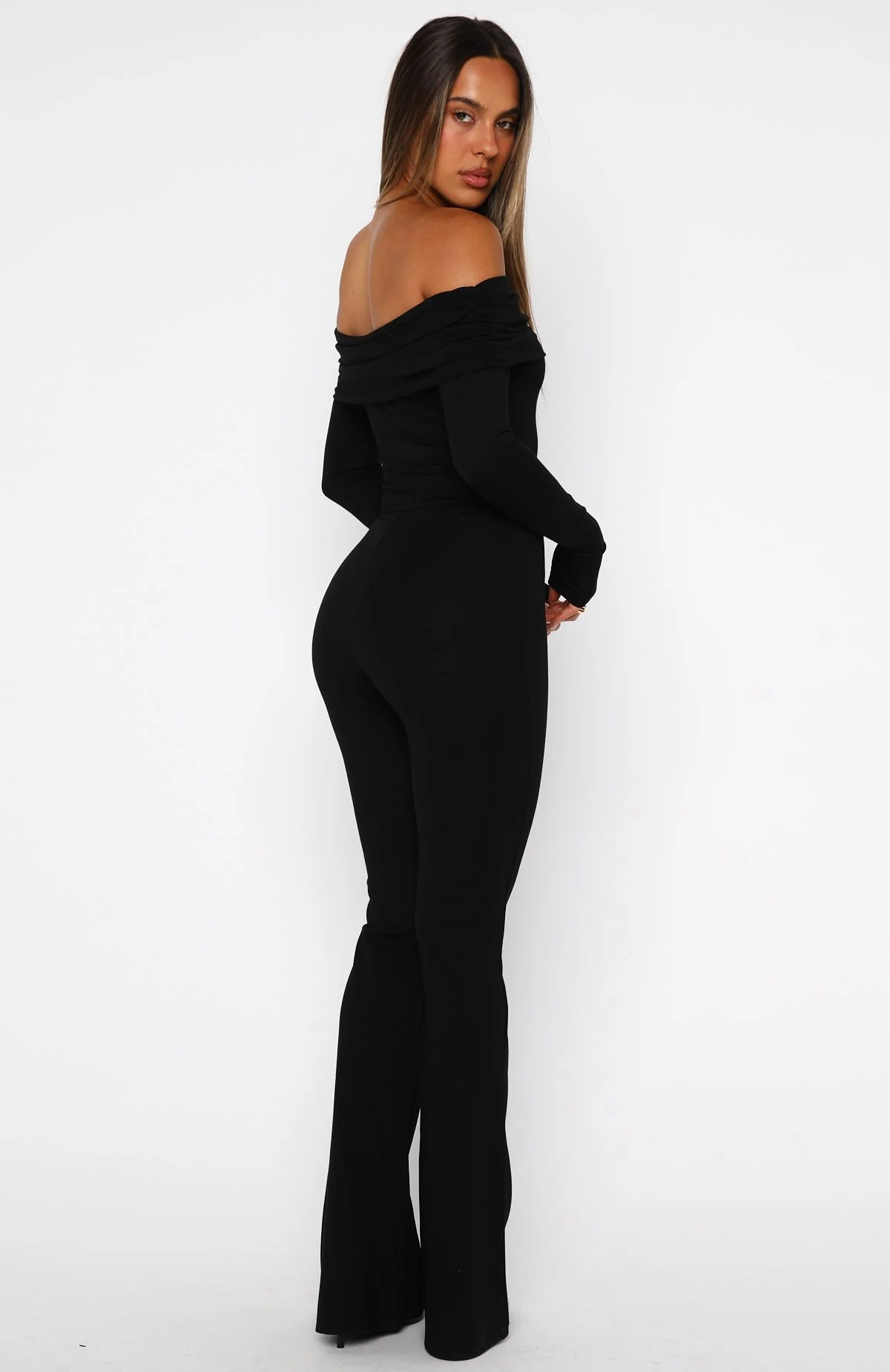 For The Girls Long Sleeve Jumpsuit Black