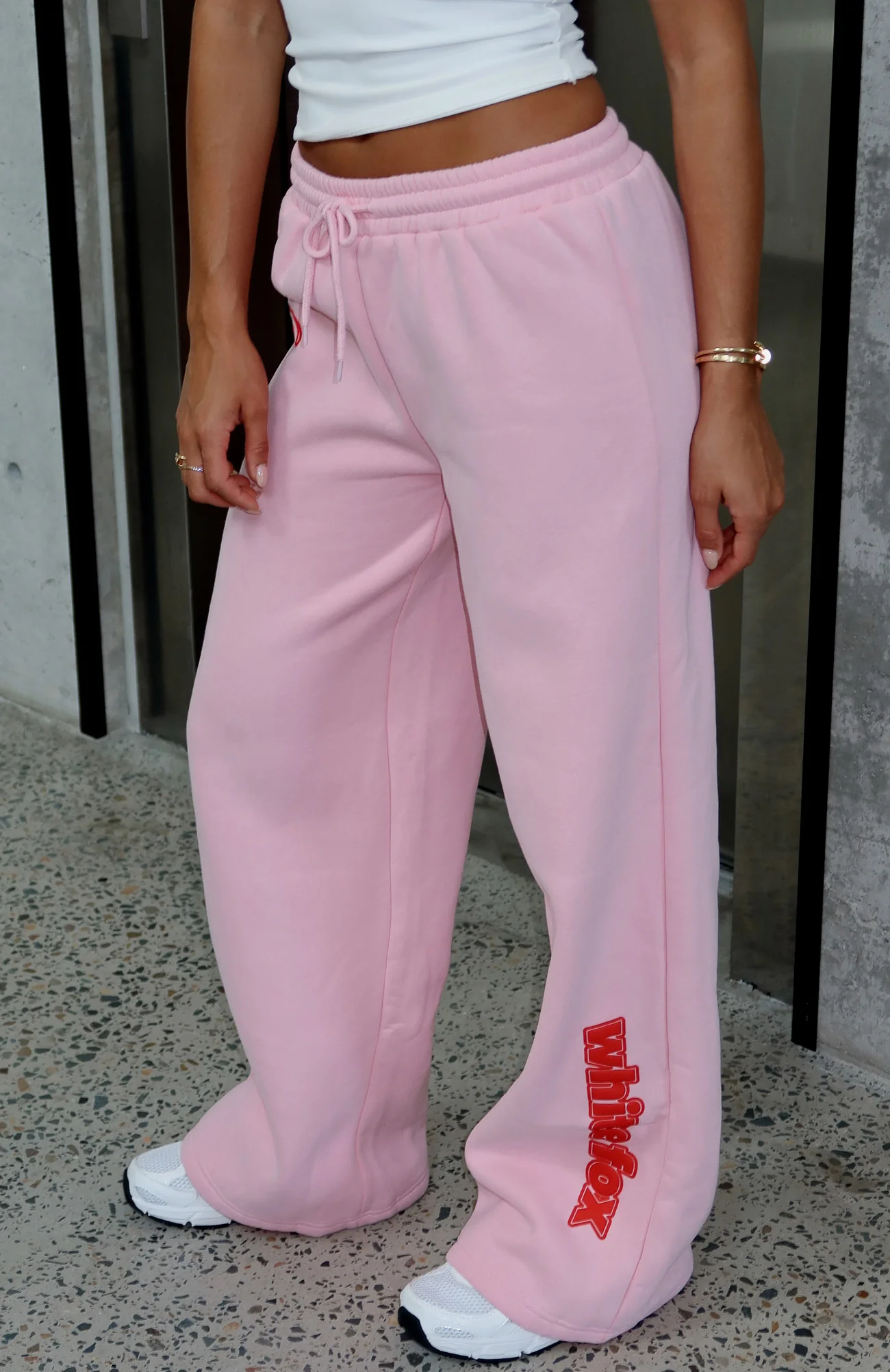 Ready To Go Wide Leg Sweatpants Pink