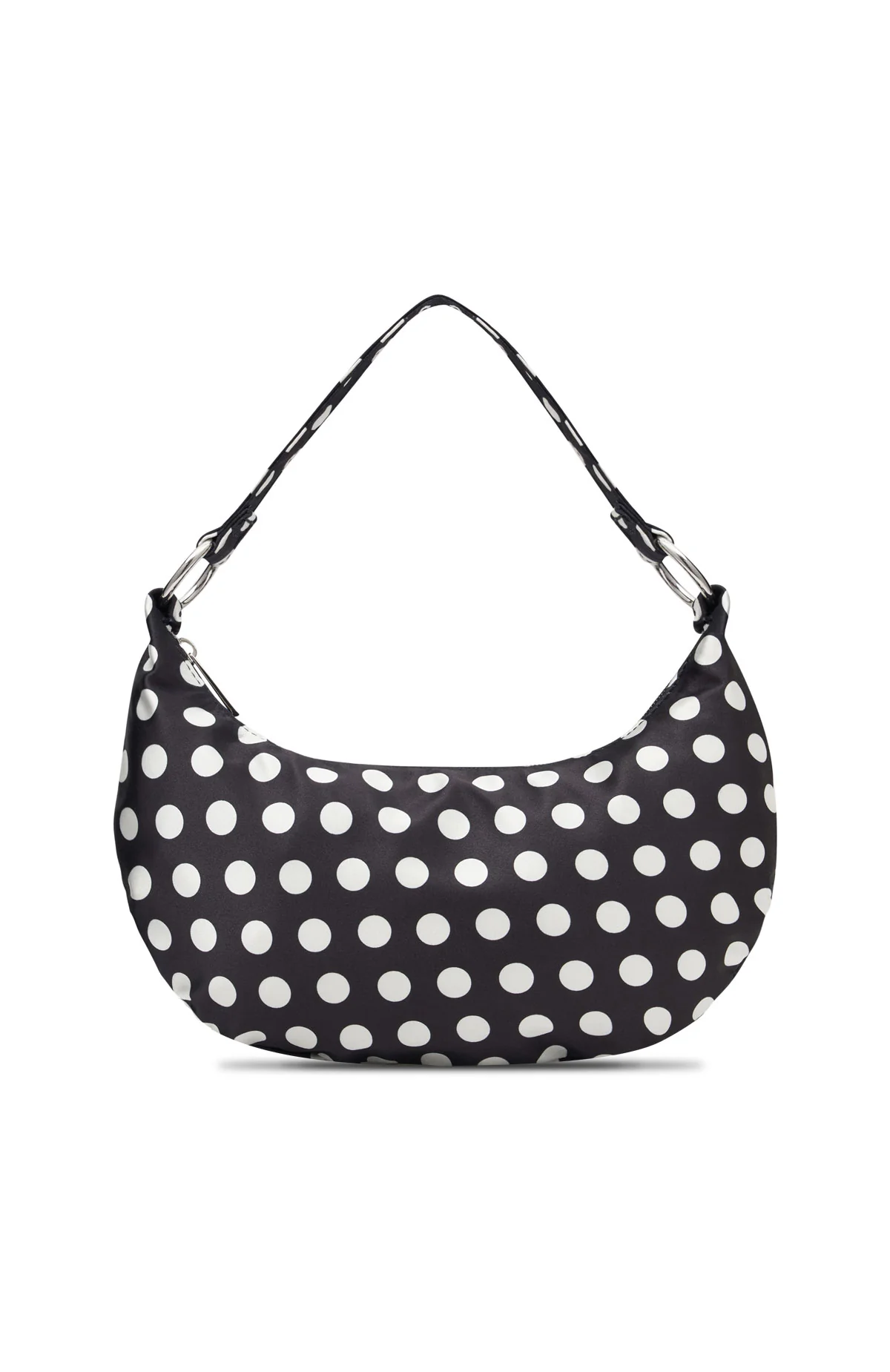 Aydin Shoulder Bag Black Polka Dot