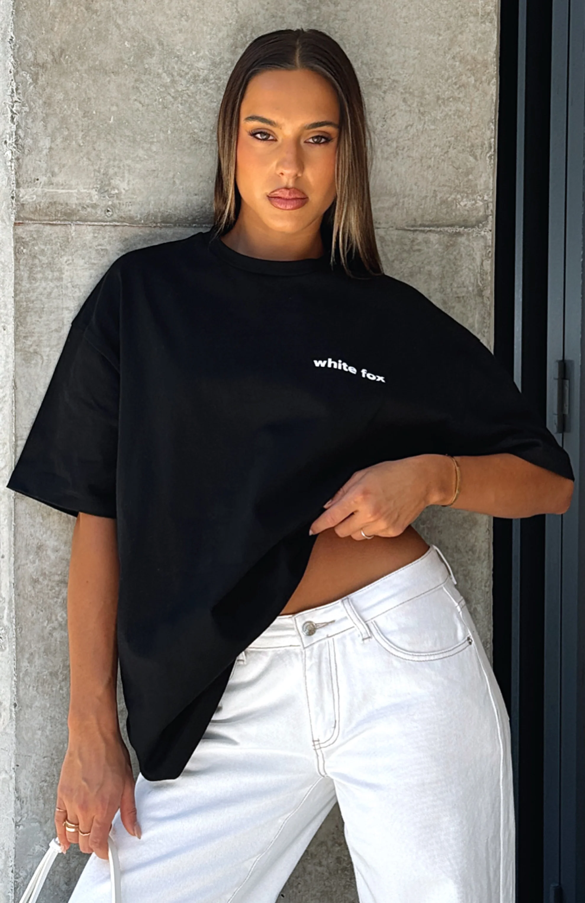 No Mercy Oversized Tee Black