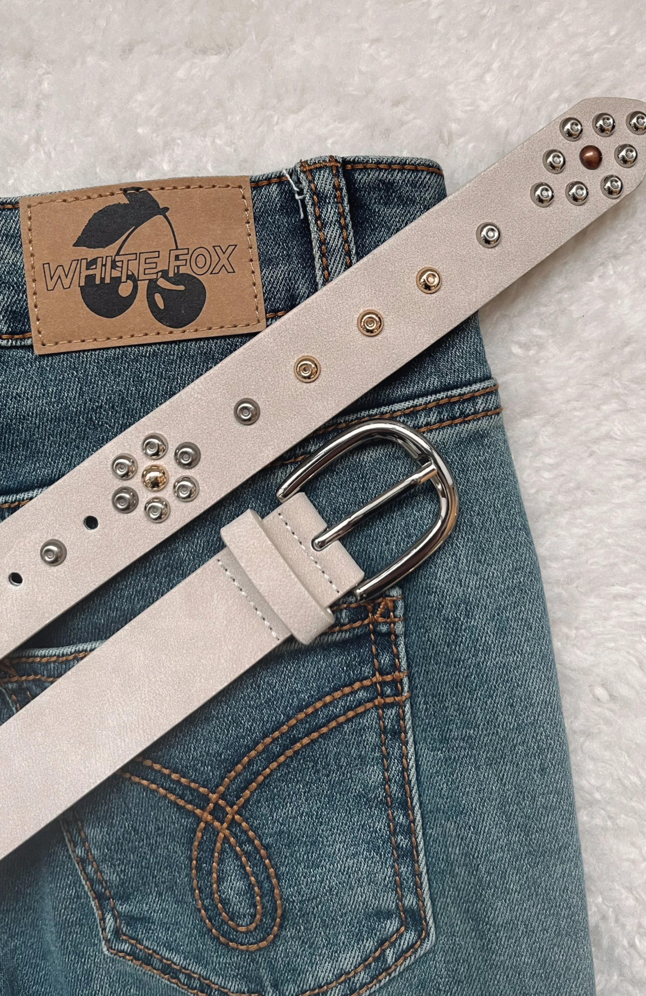 Liana Wrap Belt Taupe Faux Suede