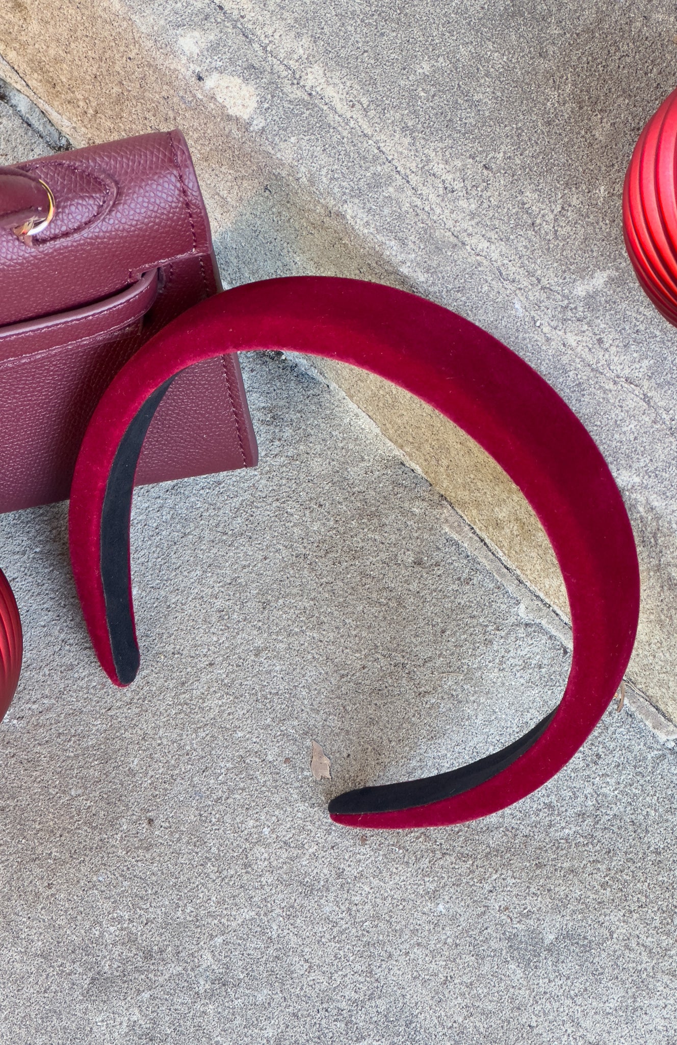 Libbi Headband Burgundy
