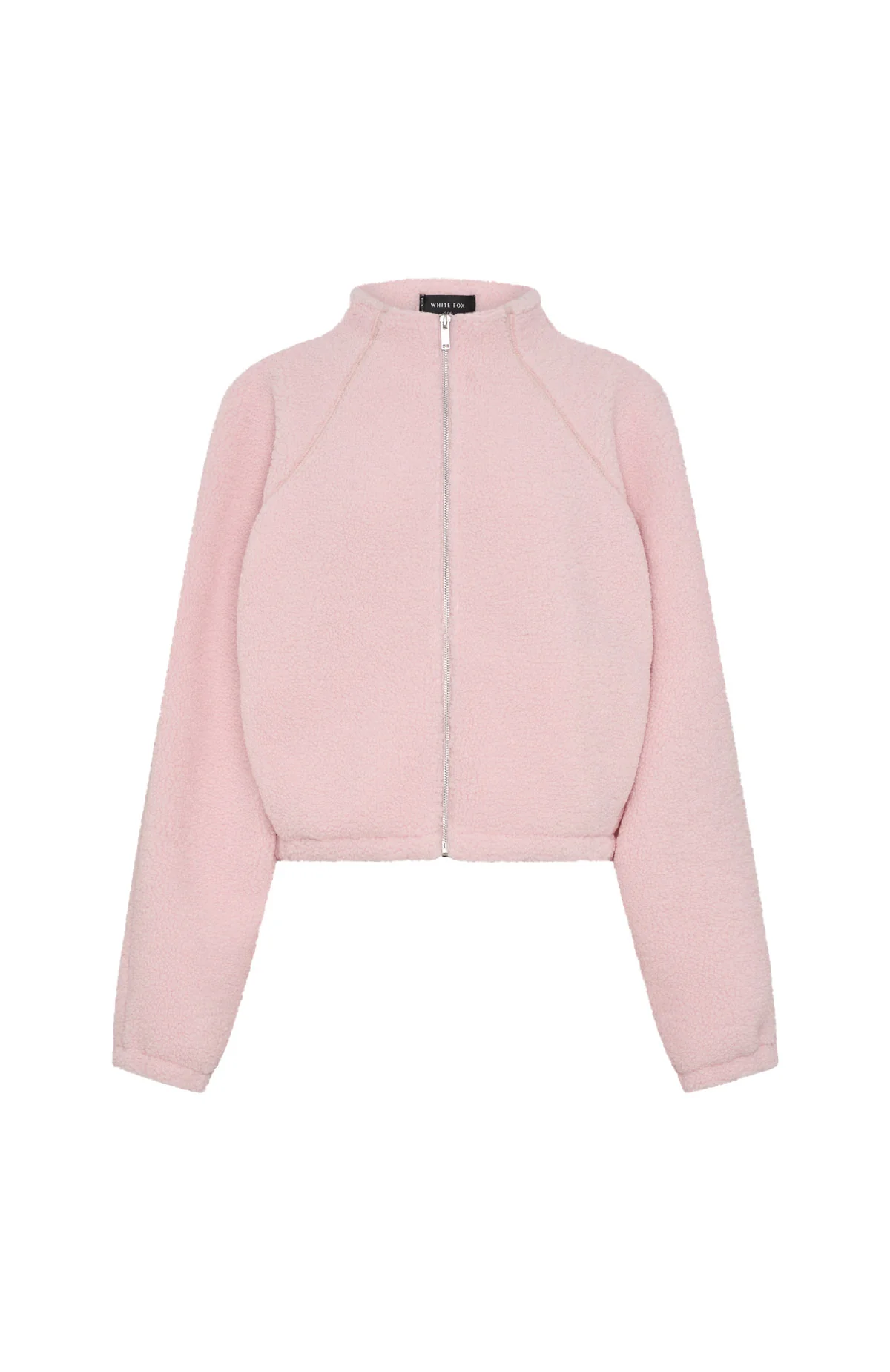 Up The Hill Teddy Zip Up Jacket Ballet Pink