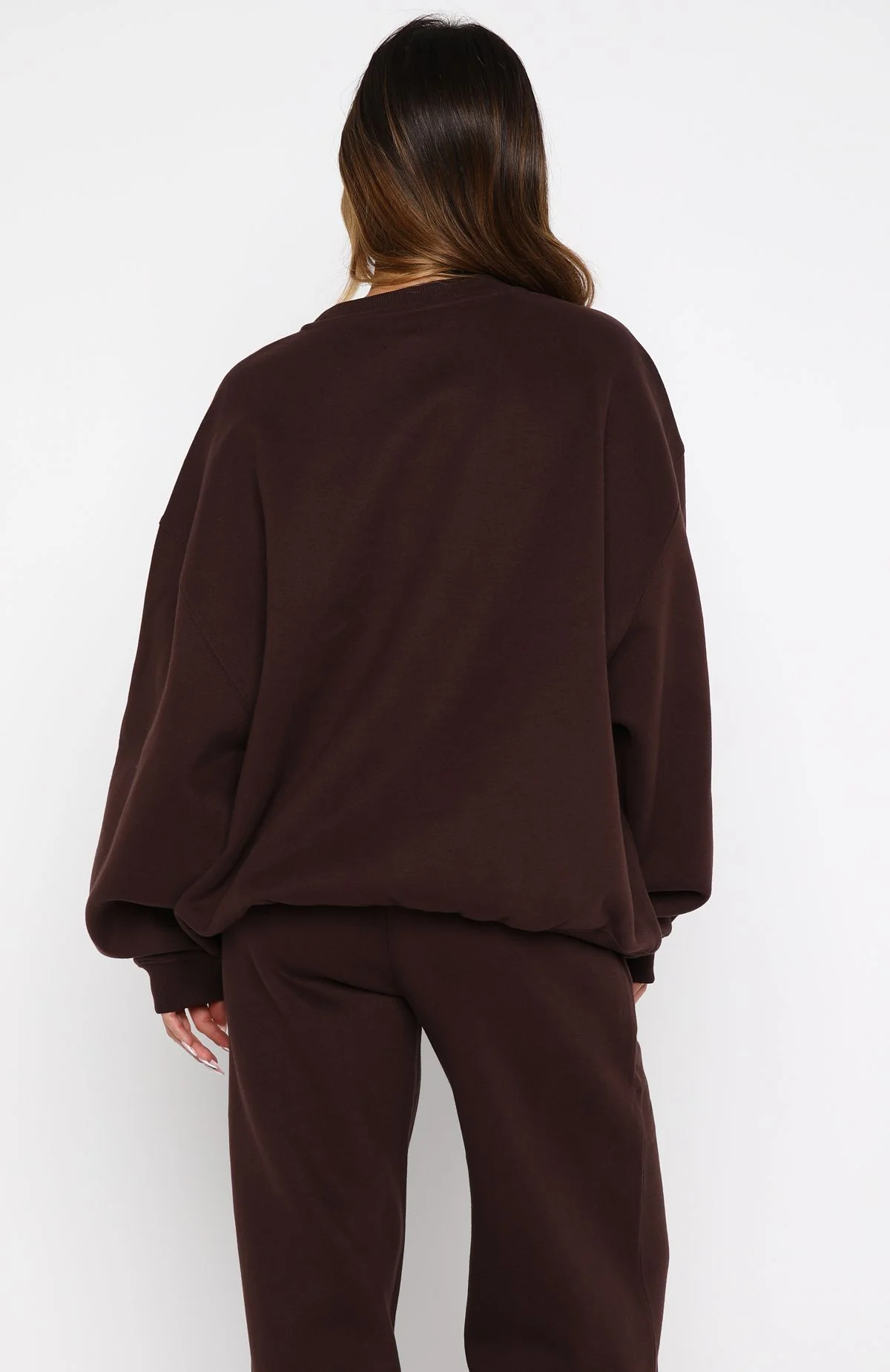 Test Drive Oversized Sweater Chocolate