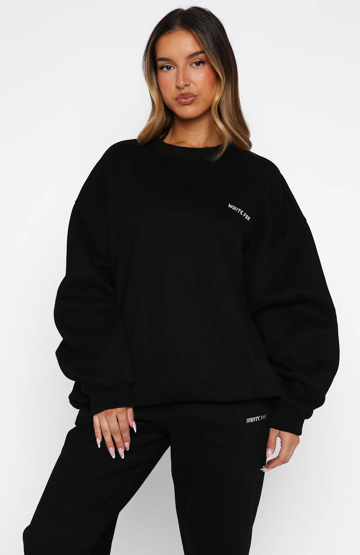 Test Drive Oversized Sweater Black