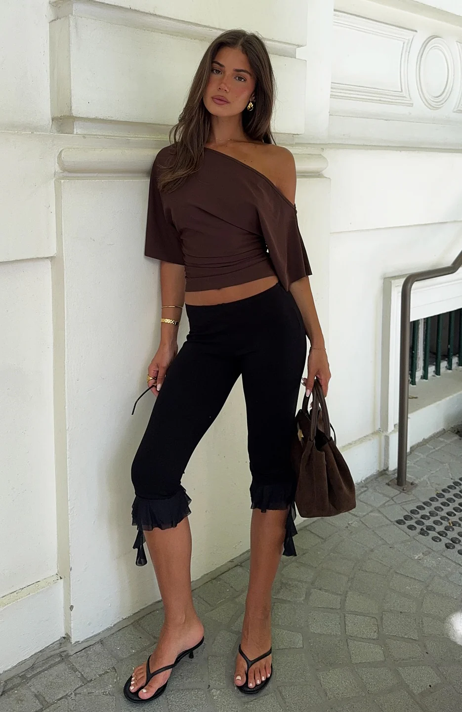 Slay Daily Capri Pants Black