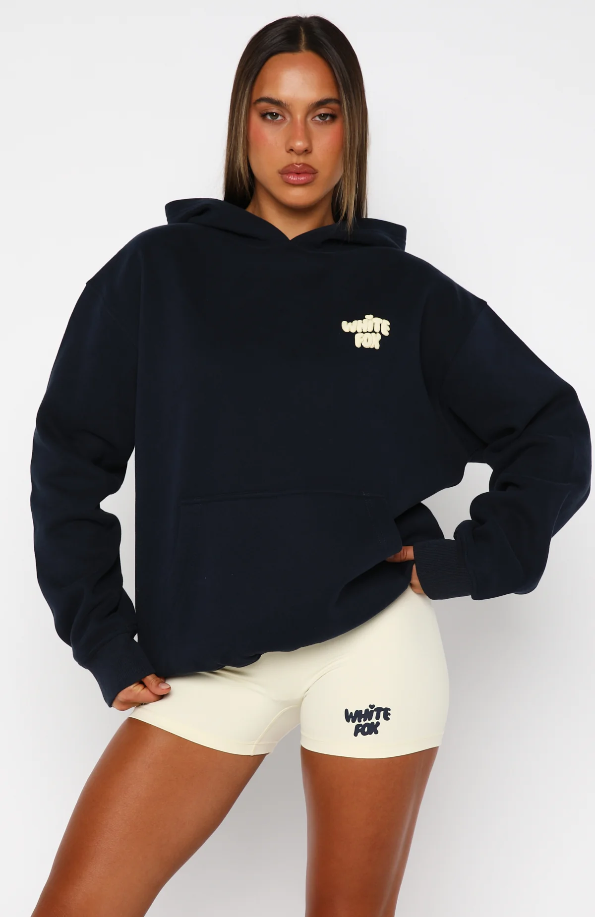 Daydreamers Angelina Oversized Hoodie Navy
