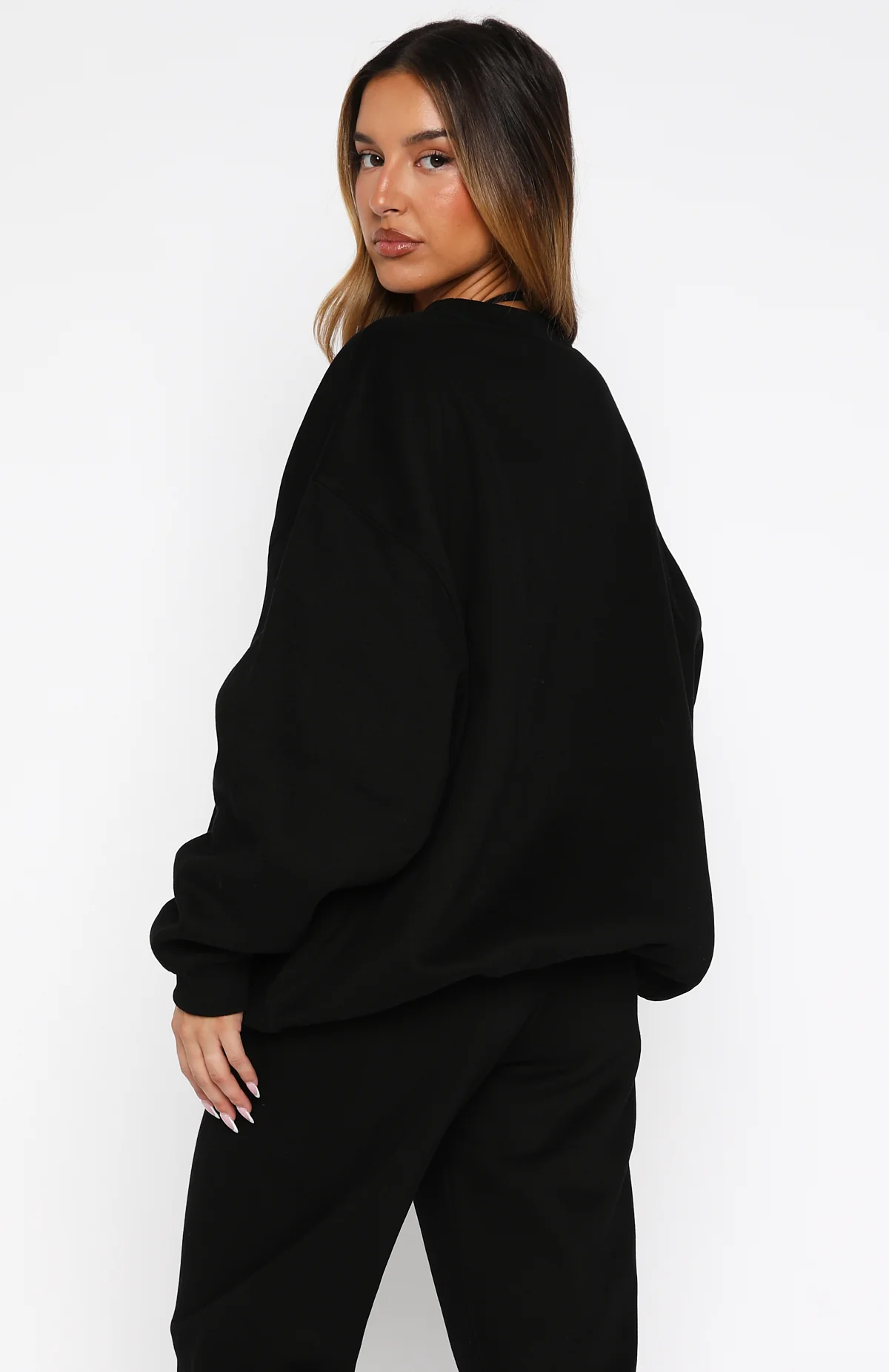 Test Drive Oversized Sweater Black