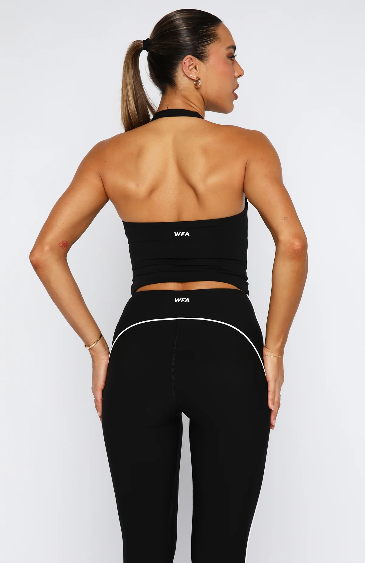 Conquer Active Tank Black/White