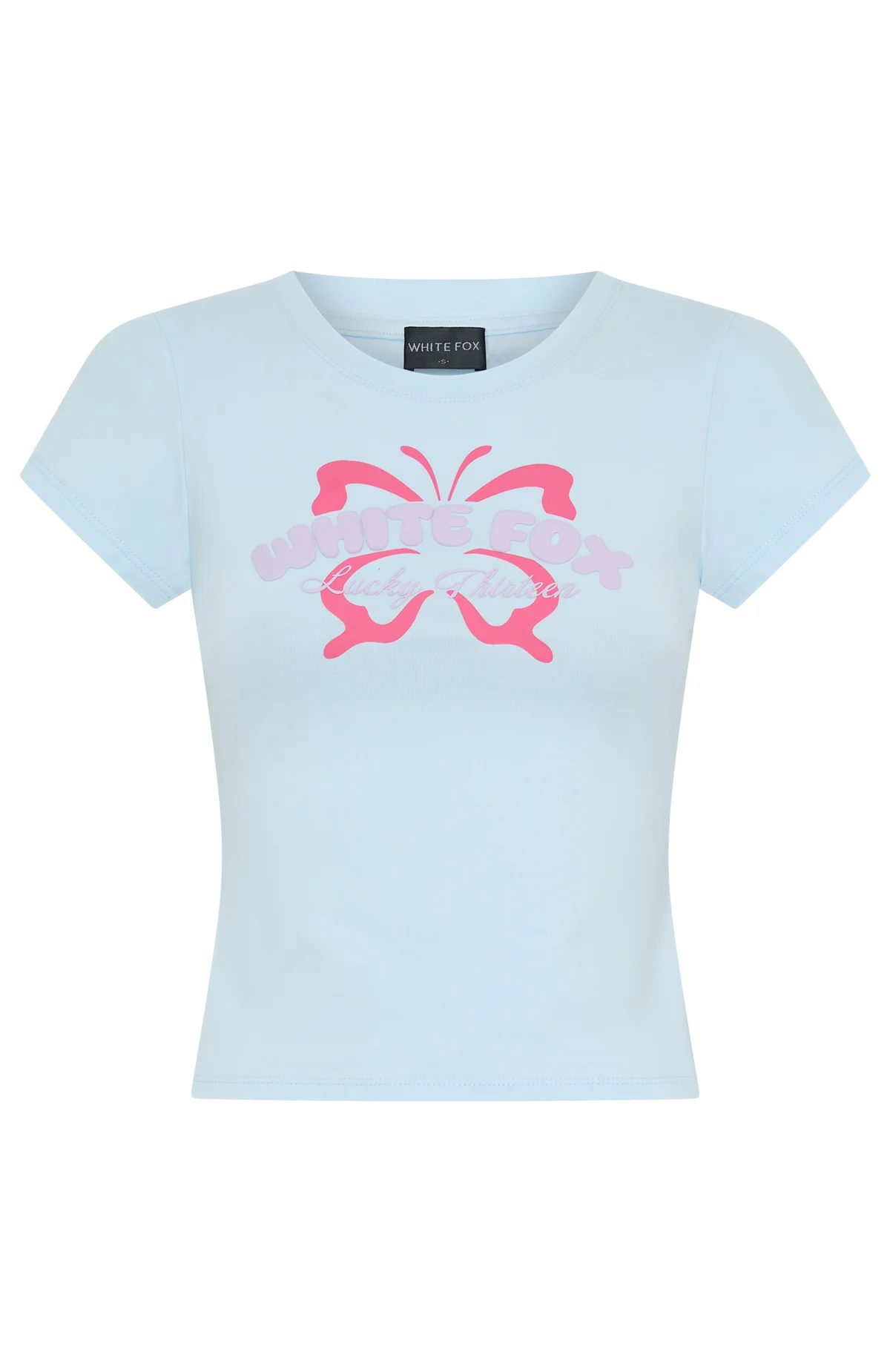 Lucky Thirteen Audrina Baby Tee Blue