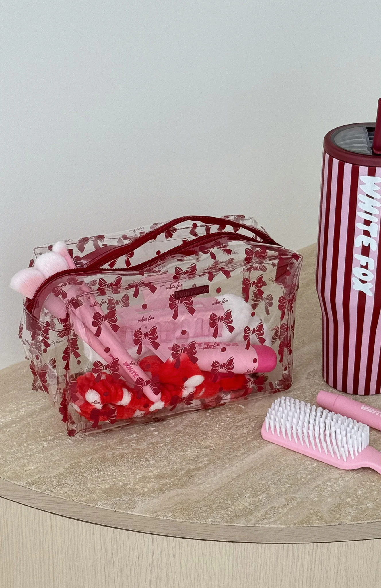 Clara Cosmetic Case Bow Bliss