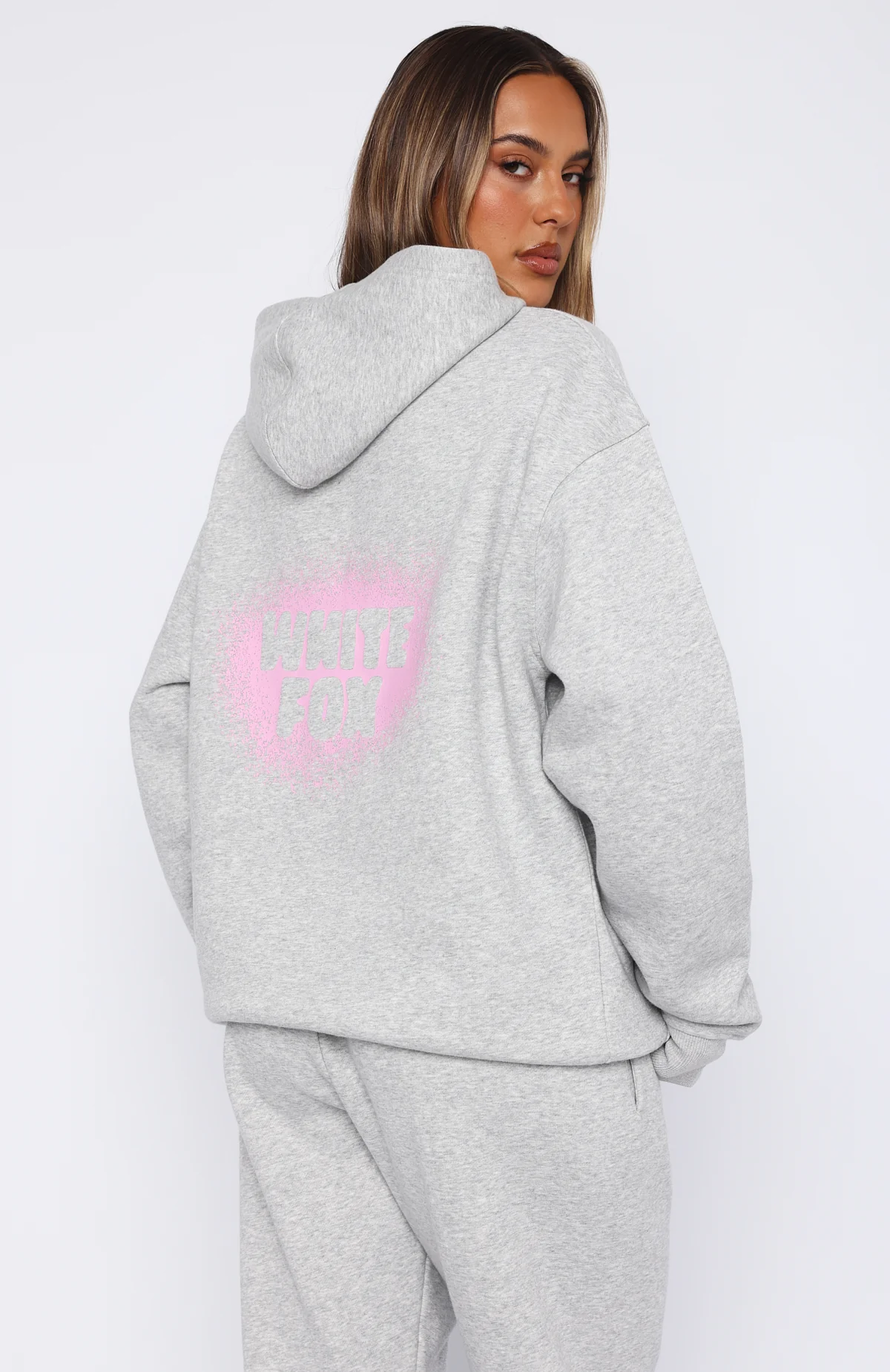 11th Street Keeping It Real Oversized Hoodie Jelly Bean