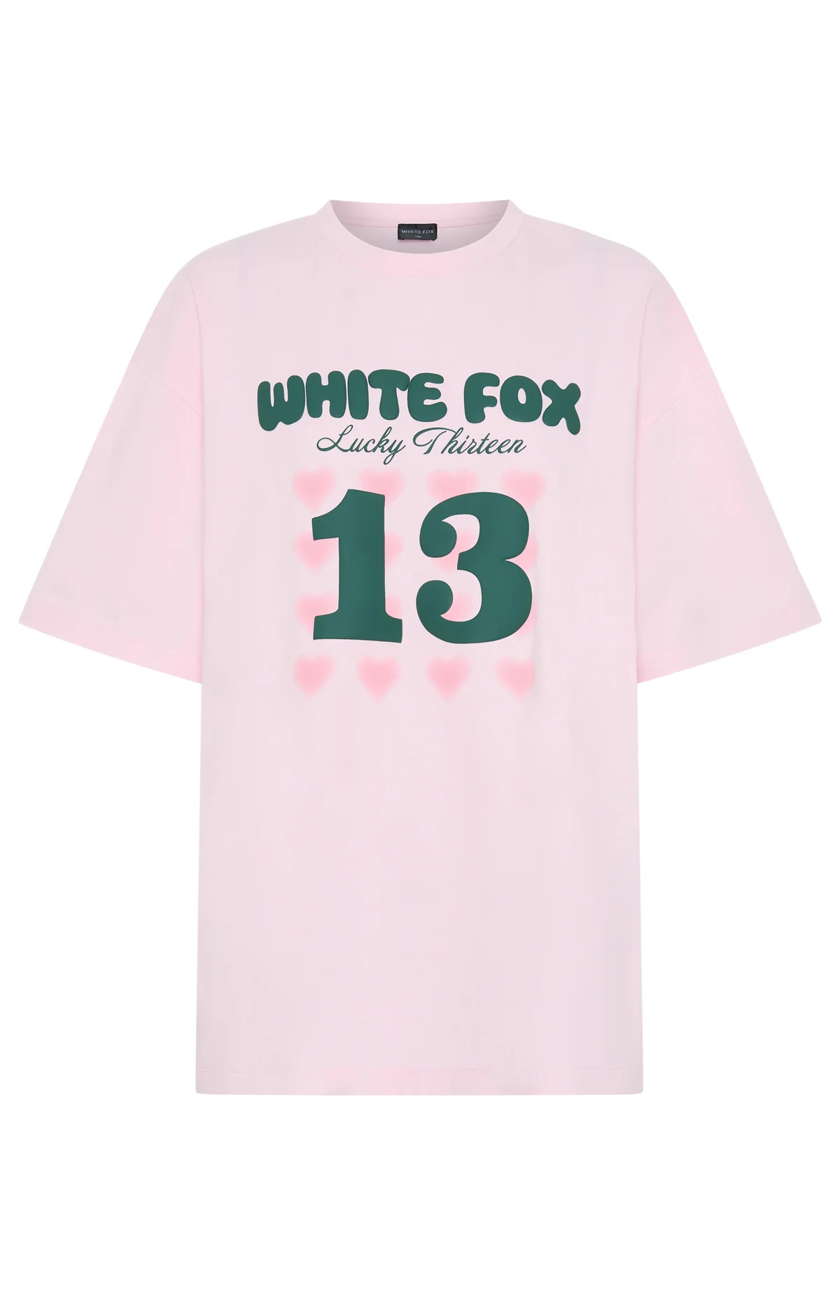 Lucky Thirteen Charise Oversized Tee Soft Pink