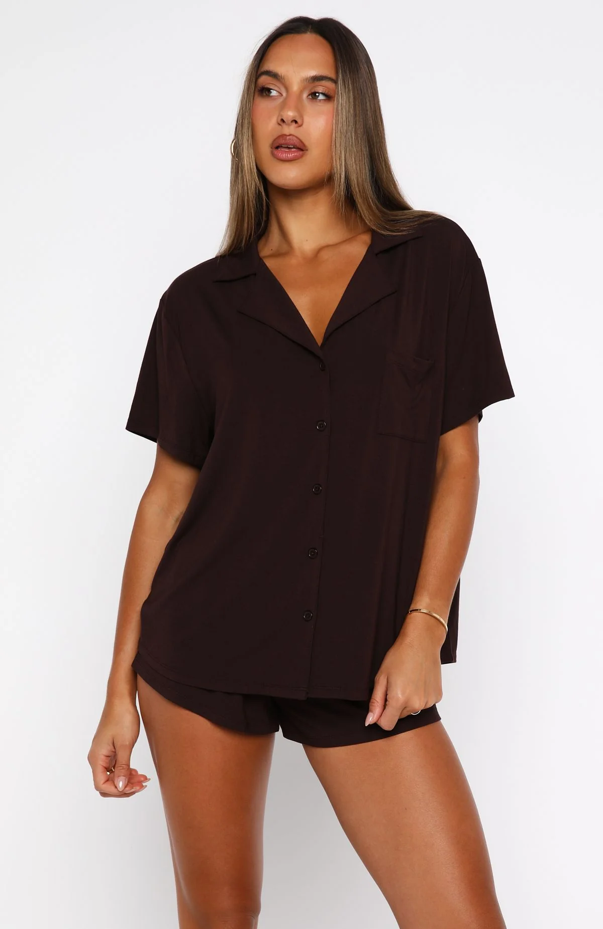 Dreamscape Pyjama Set Chocolate