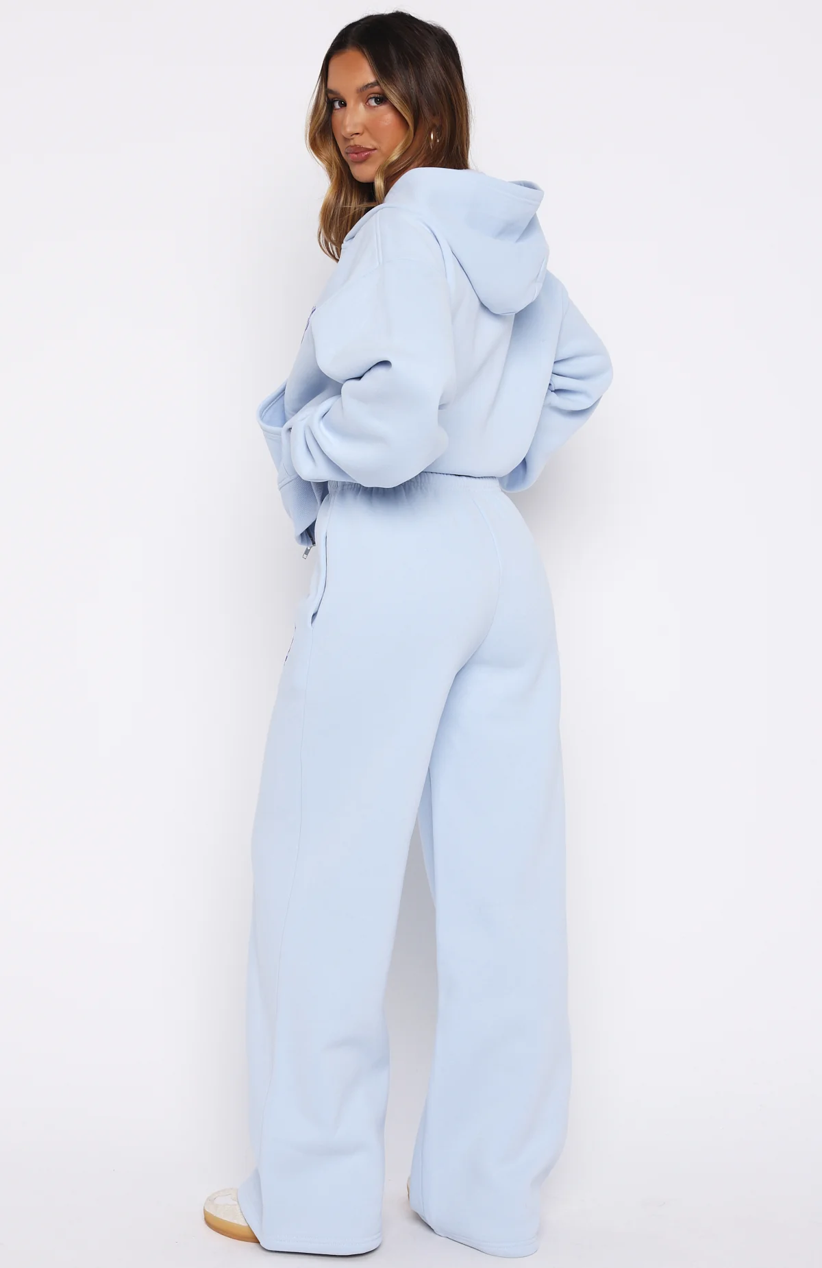 Lucky Ones Wide Leg Sweatpants Baby Blue