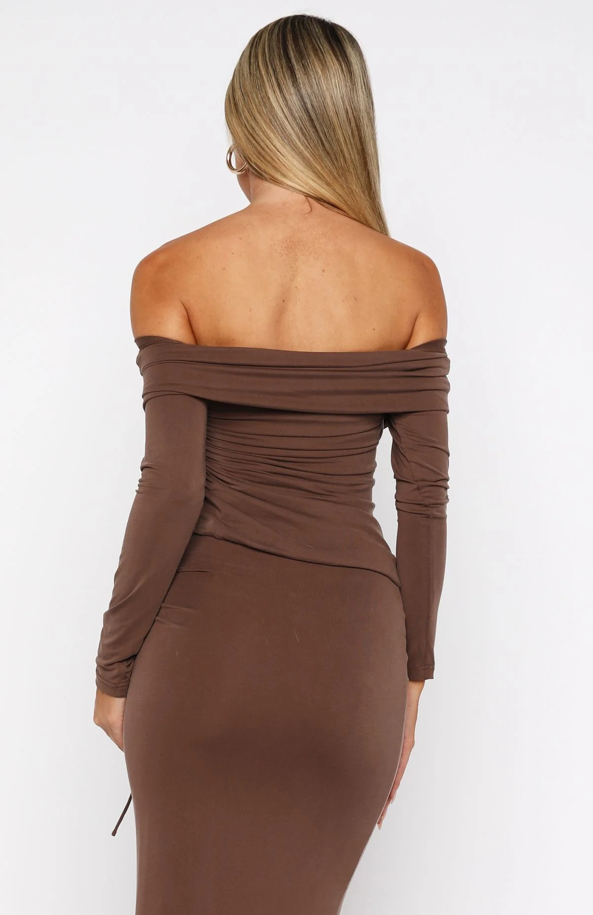 I'm Not Sorry Long Sleeve Top Coffee