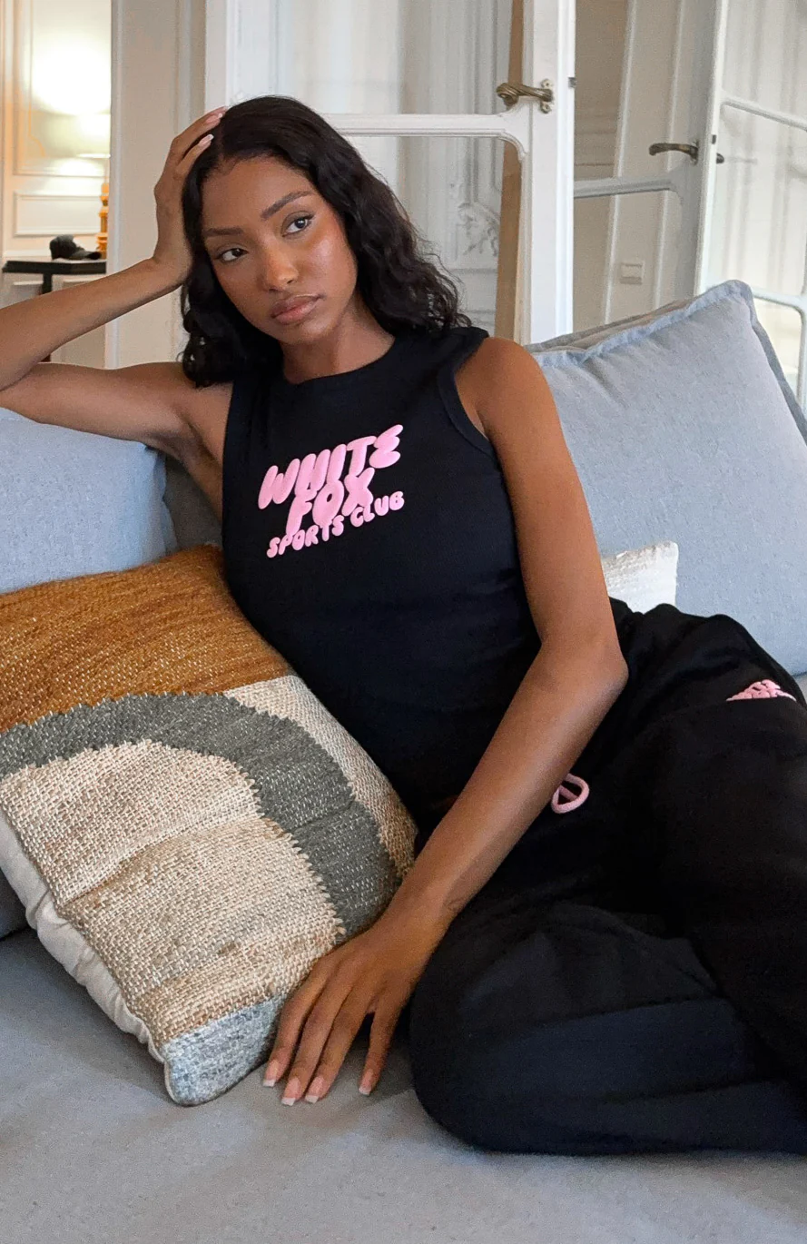 Club 14 Allie Tank Top Black