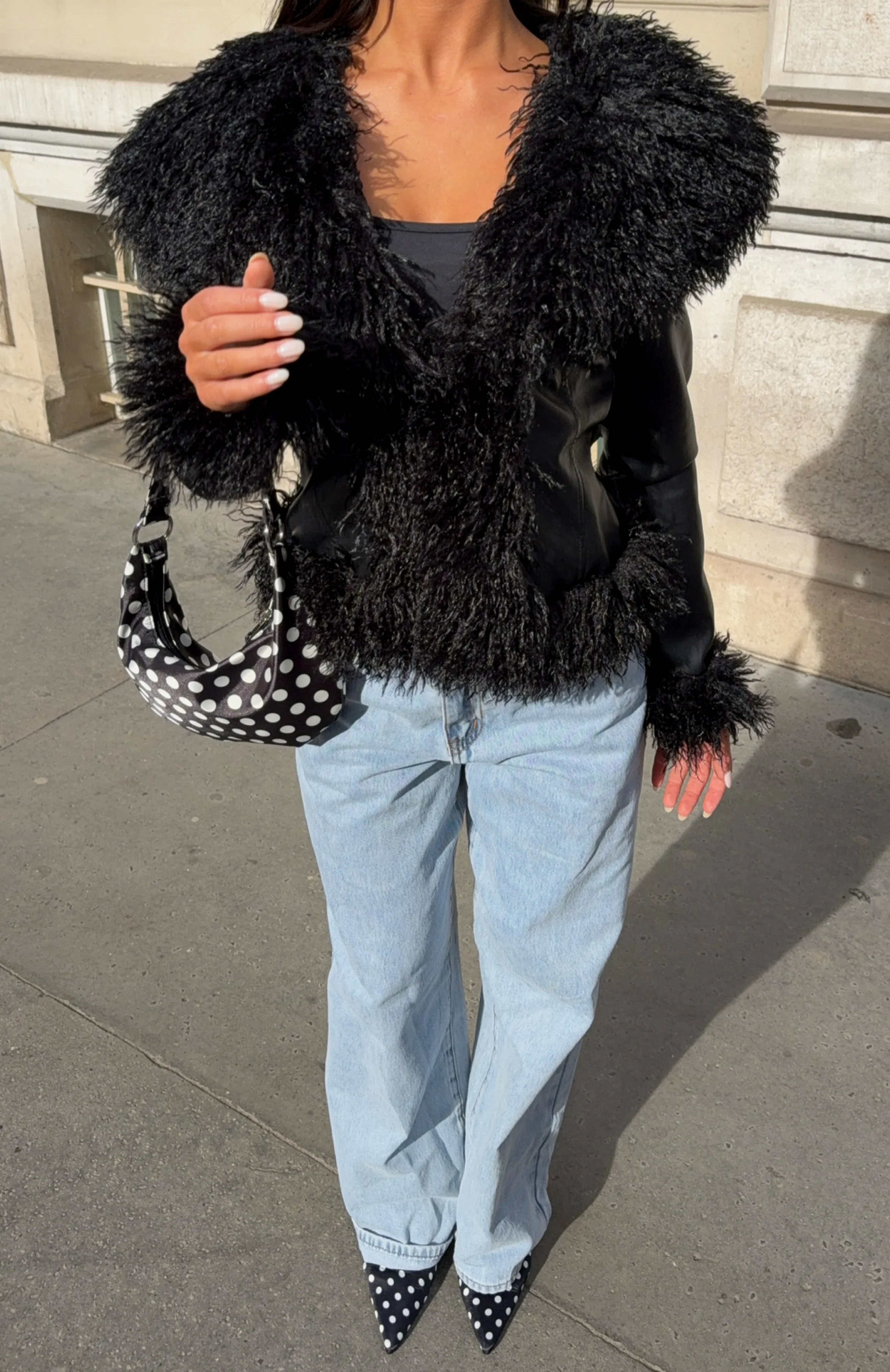 Level Playing Field PU Jacket Black