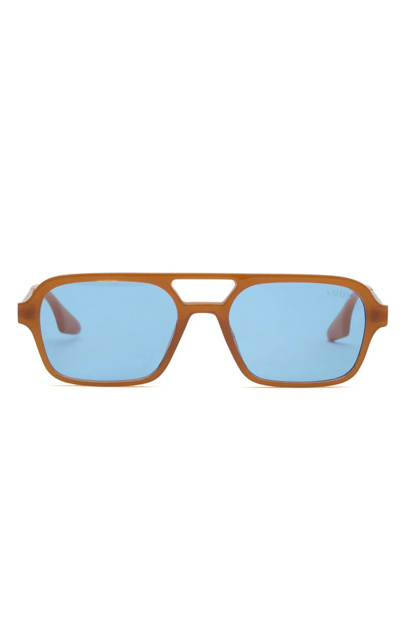 Abel Sunglasses Orange/Blue