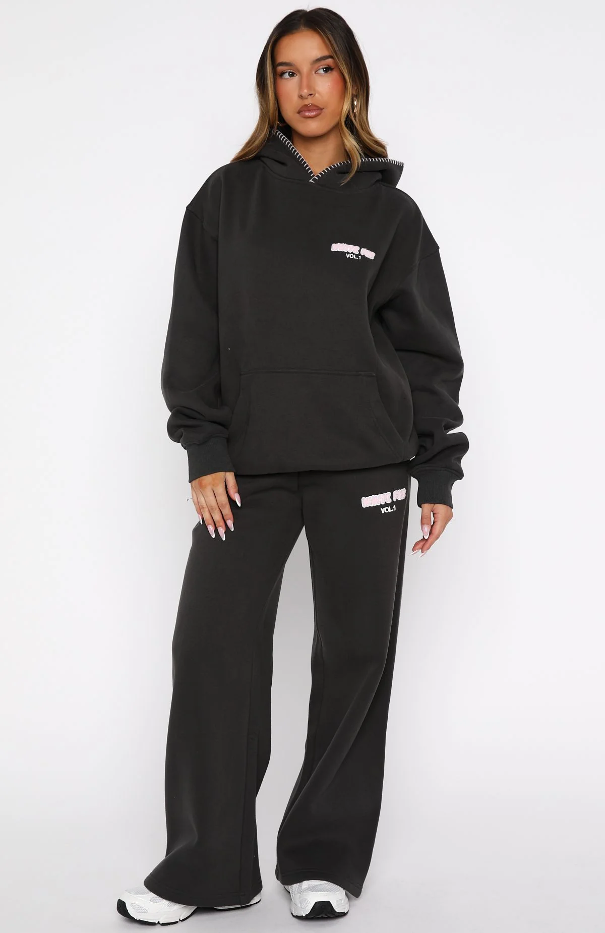 Vol. 1 Oversized Hoodie Charcoal