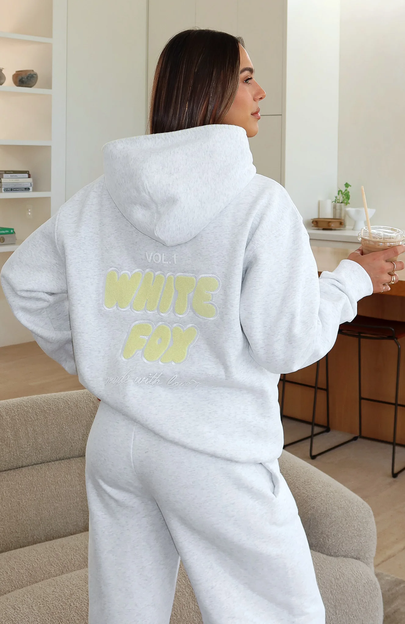 Vol. 1 Oversized Hoodie Grey Marle