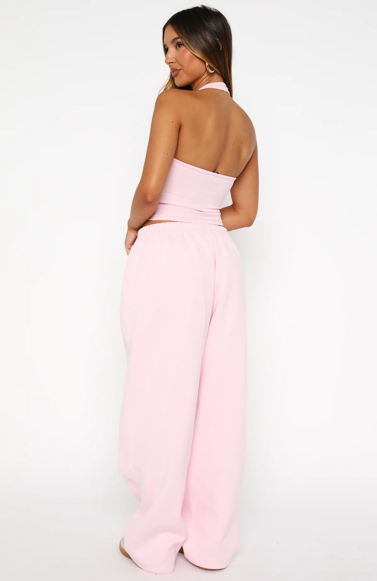 Make It Or Break It Barrel Leg Sweatpants Pink