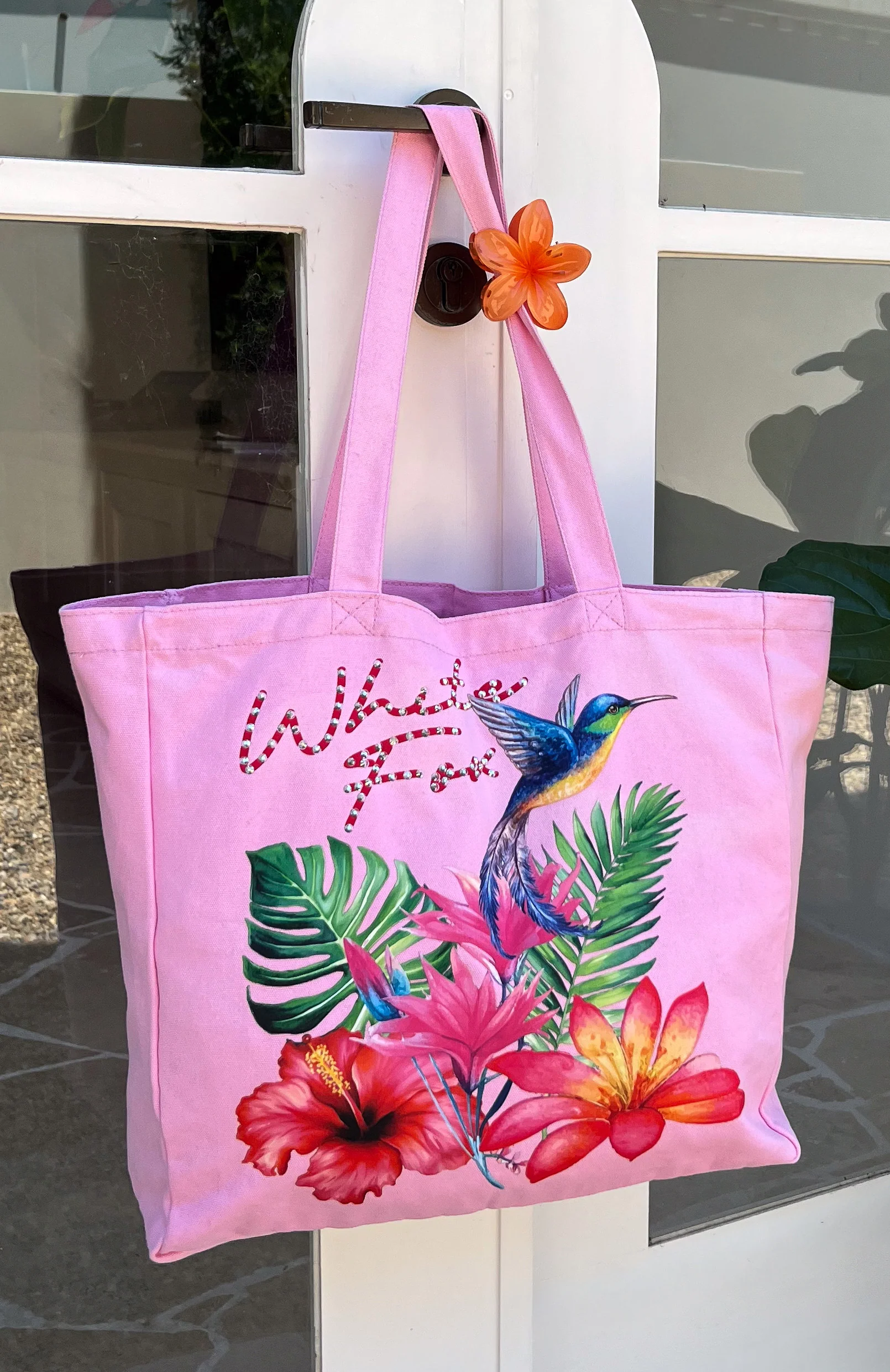 Morning Calm Tote Bag Pink