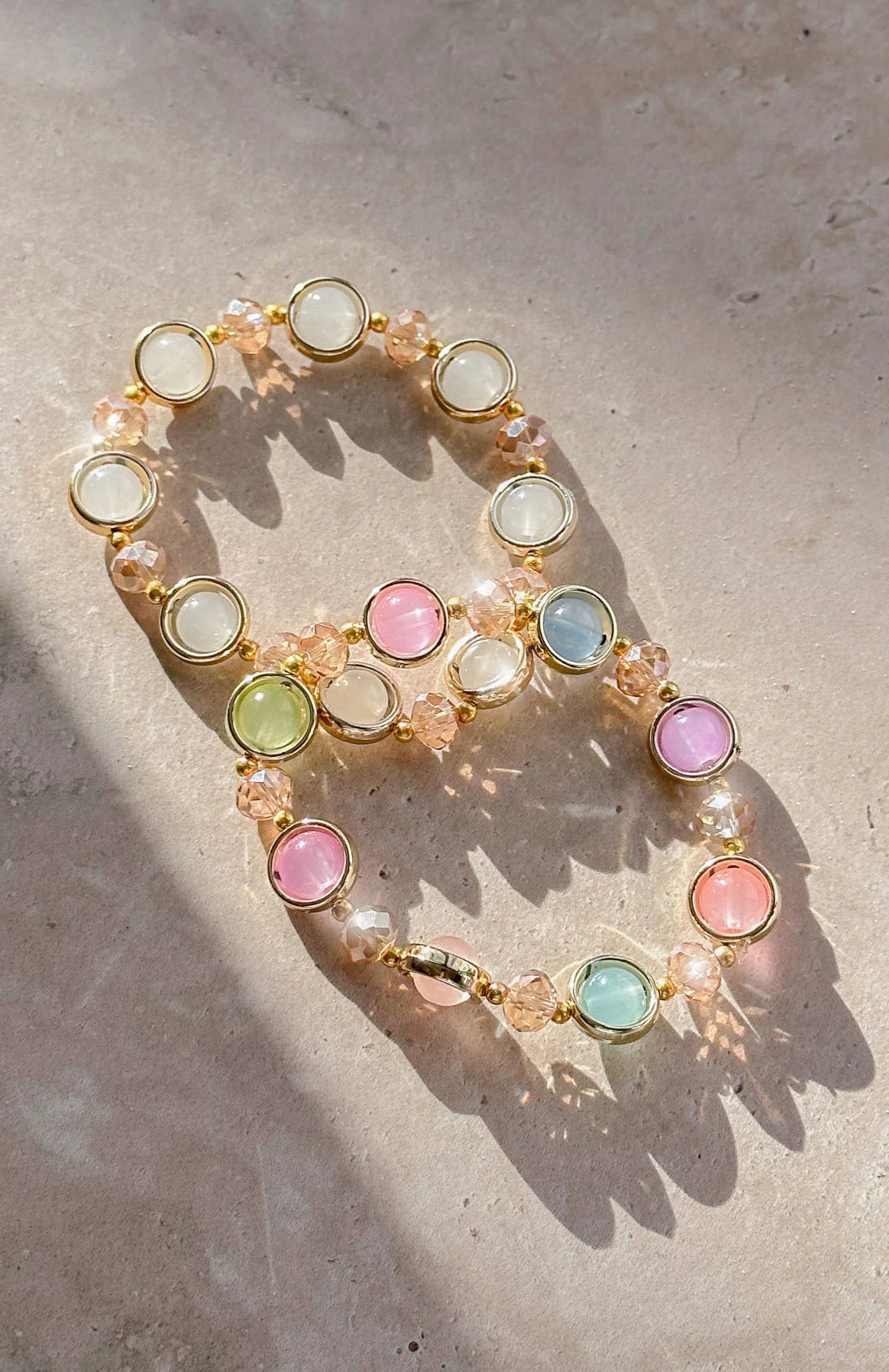 Allison Bracelet Set Multi/Gold