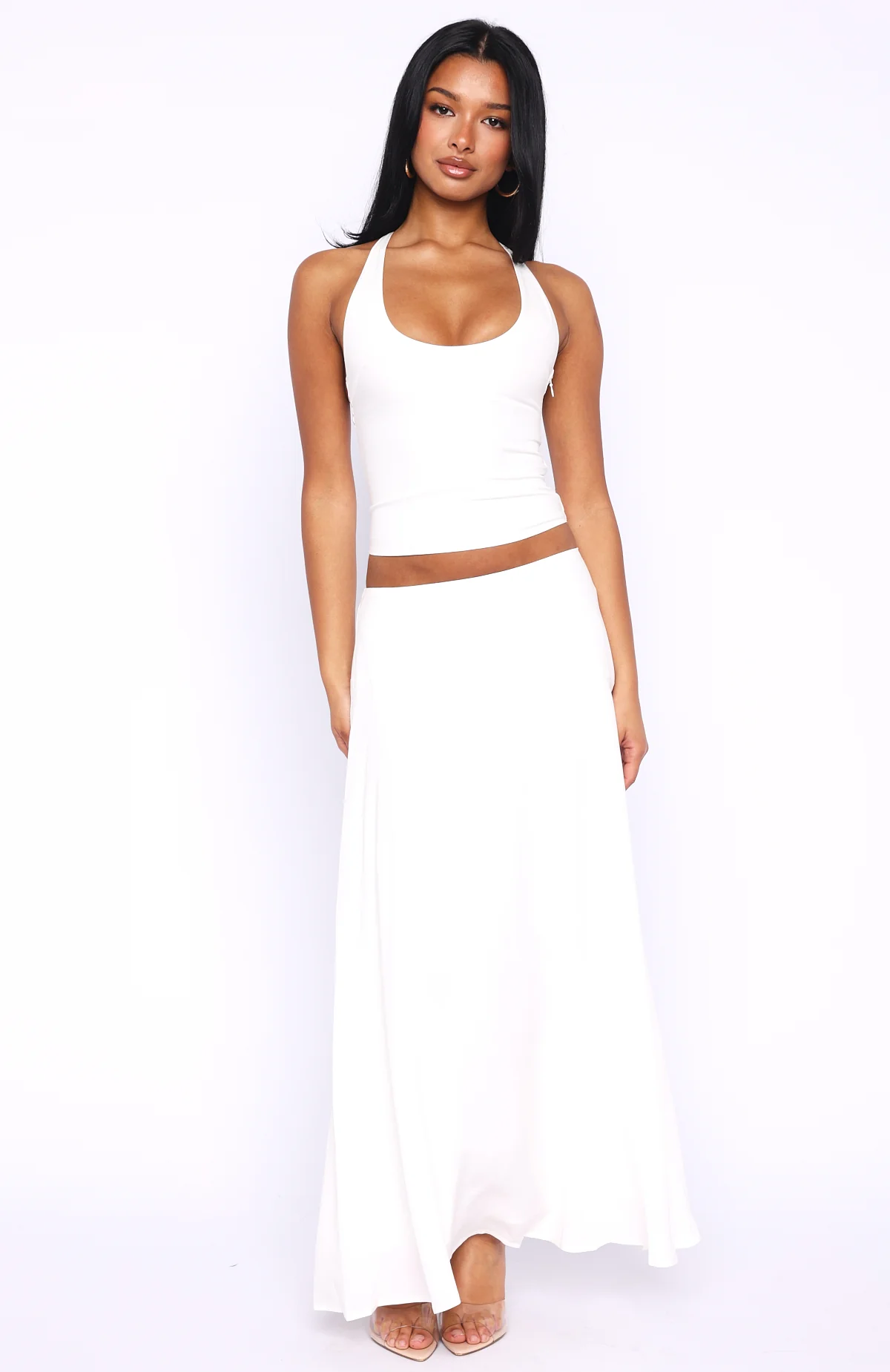 Sunbliss Halter Top White