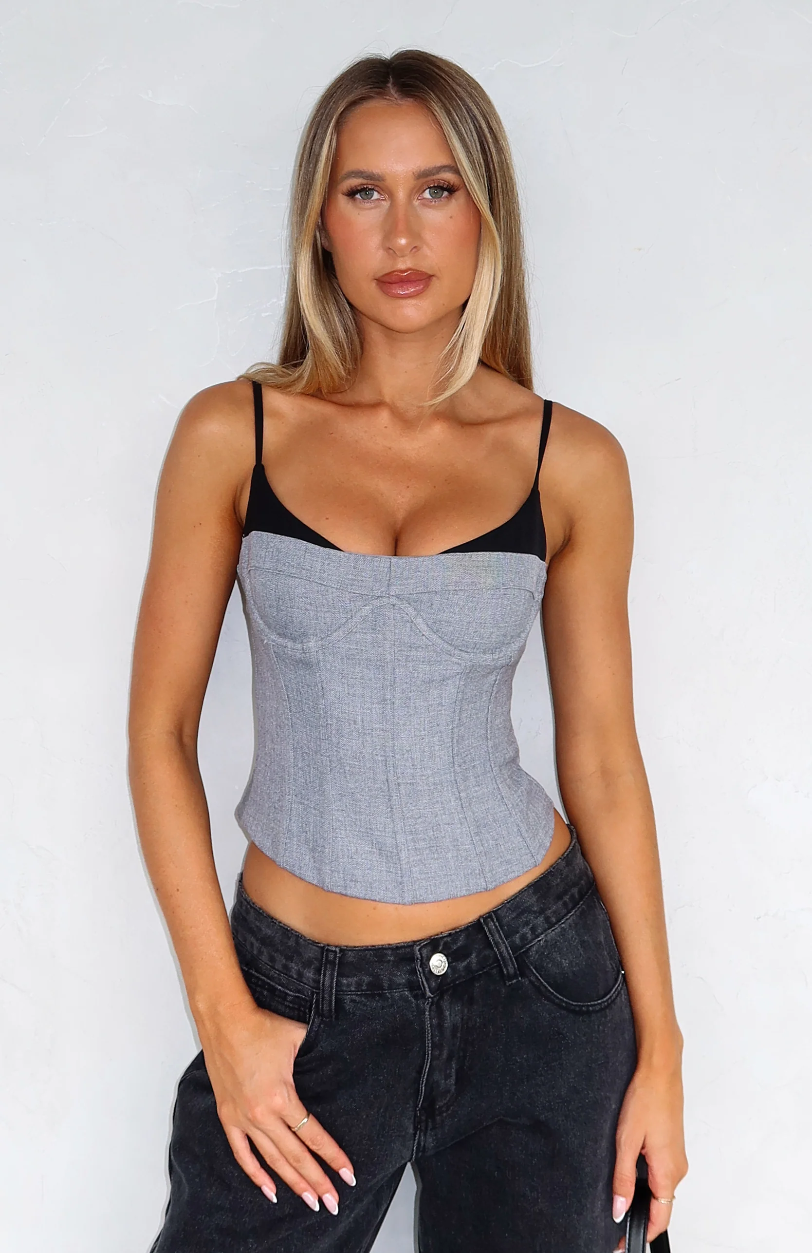 Atomic Heart Bustier Grey