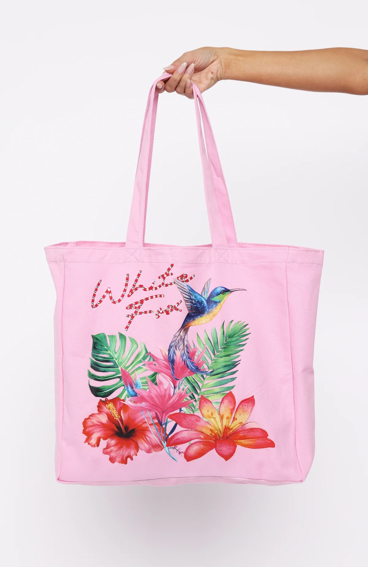Morning Calm Tote Bag Pink