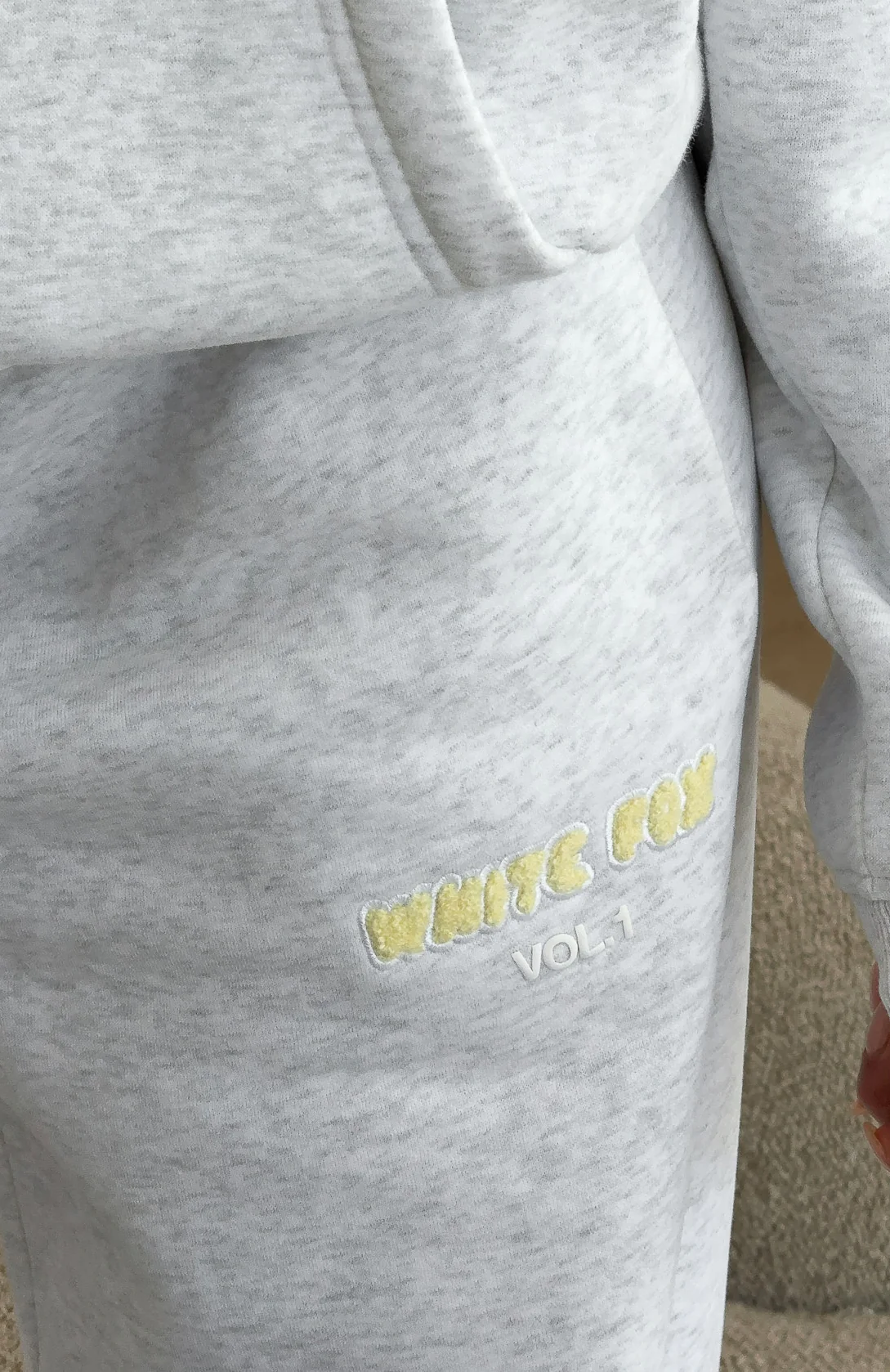 Vol. 1 Wide Leg Sweatpants Grey Marle