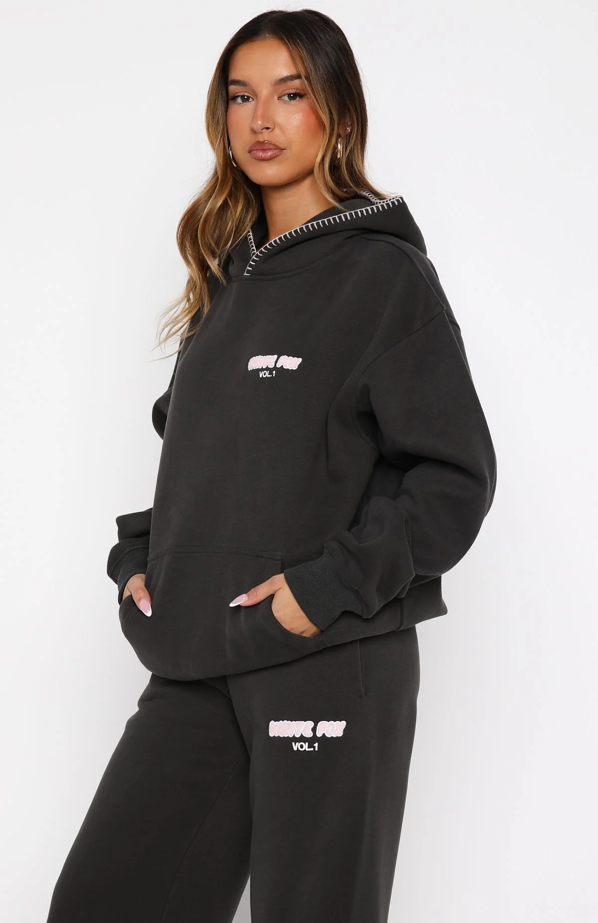 Vol. 1 Oversized Hoodie Charcoal