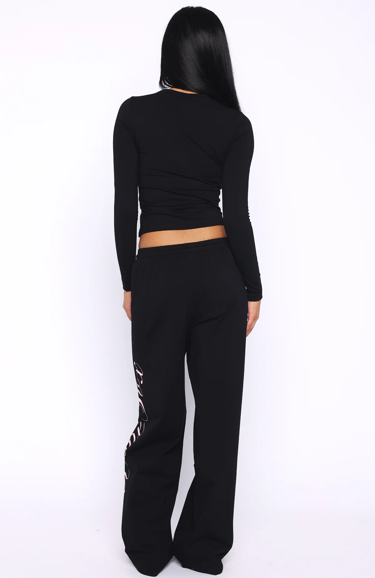 Luxurious Girl Track Pants Black